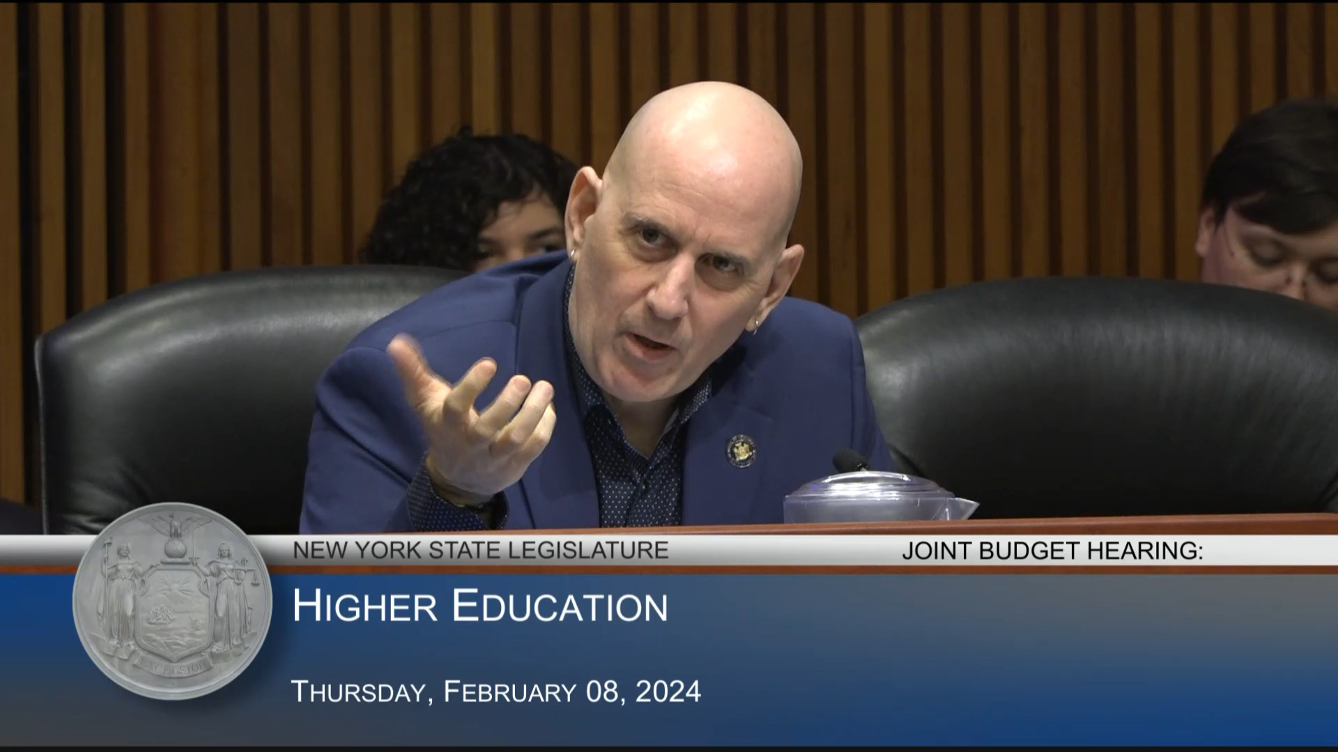 Union Officials Testify During Budget Hearing on Higher Education