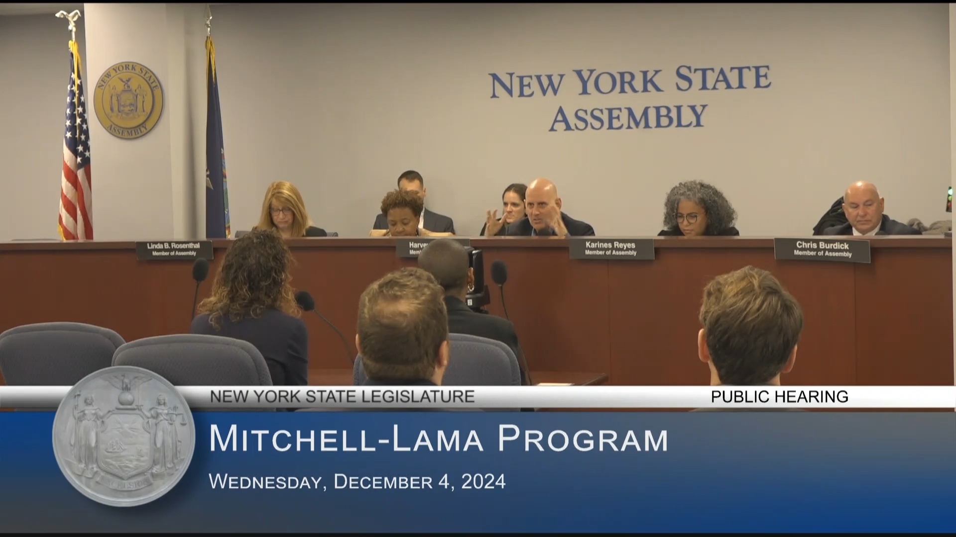 NYS HCR Representatives Take Questions at Hearing Looking at Challenges Experienced by Mitchell-Lama Program