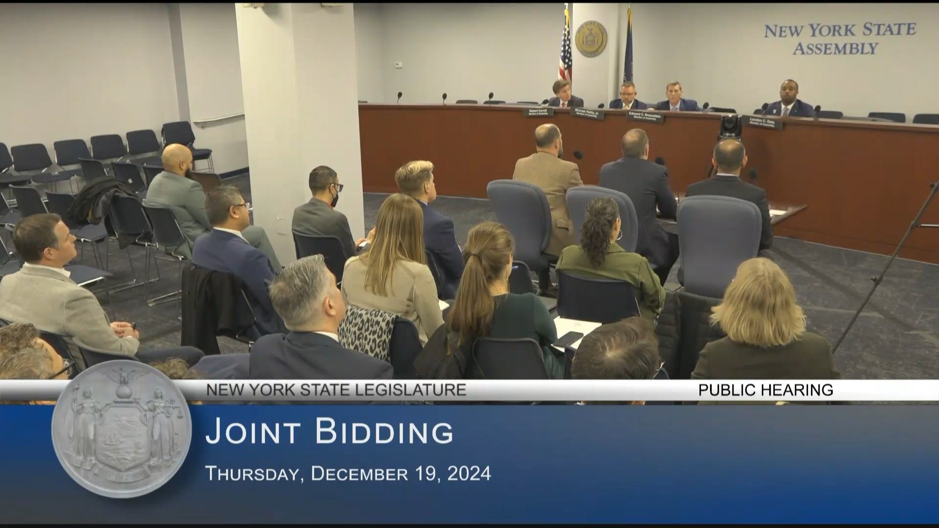 NYC Department of Design and Construction Representatives Testify During Hearing Examining Effectiveness of the Implementation of Joint Bidding