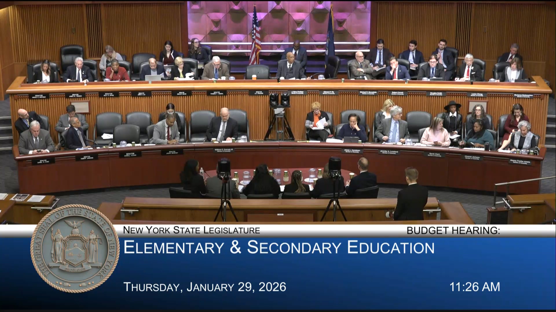 Education Commissioner Testifies During Budget Hearing on Elementary and Secondary Education