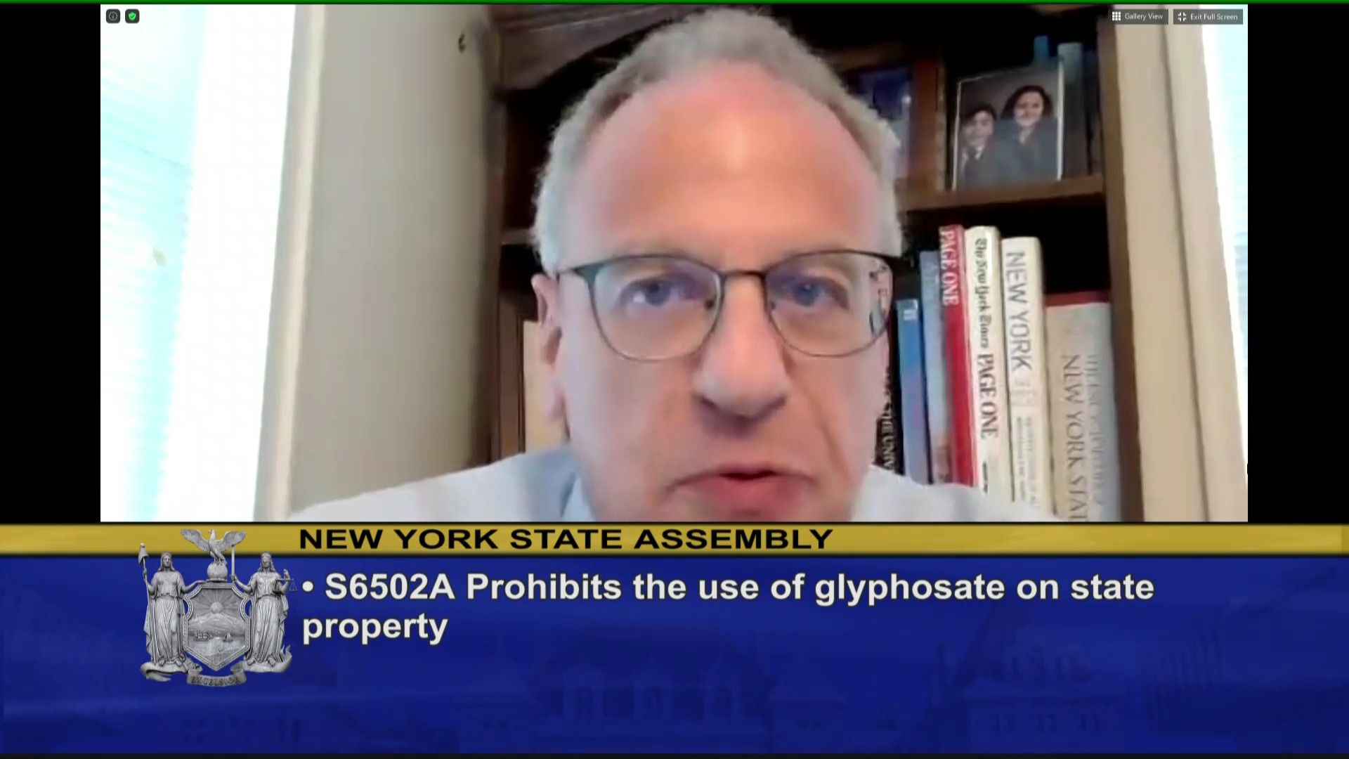 Prohibiting the Use of Glyphosate on State Property