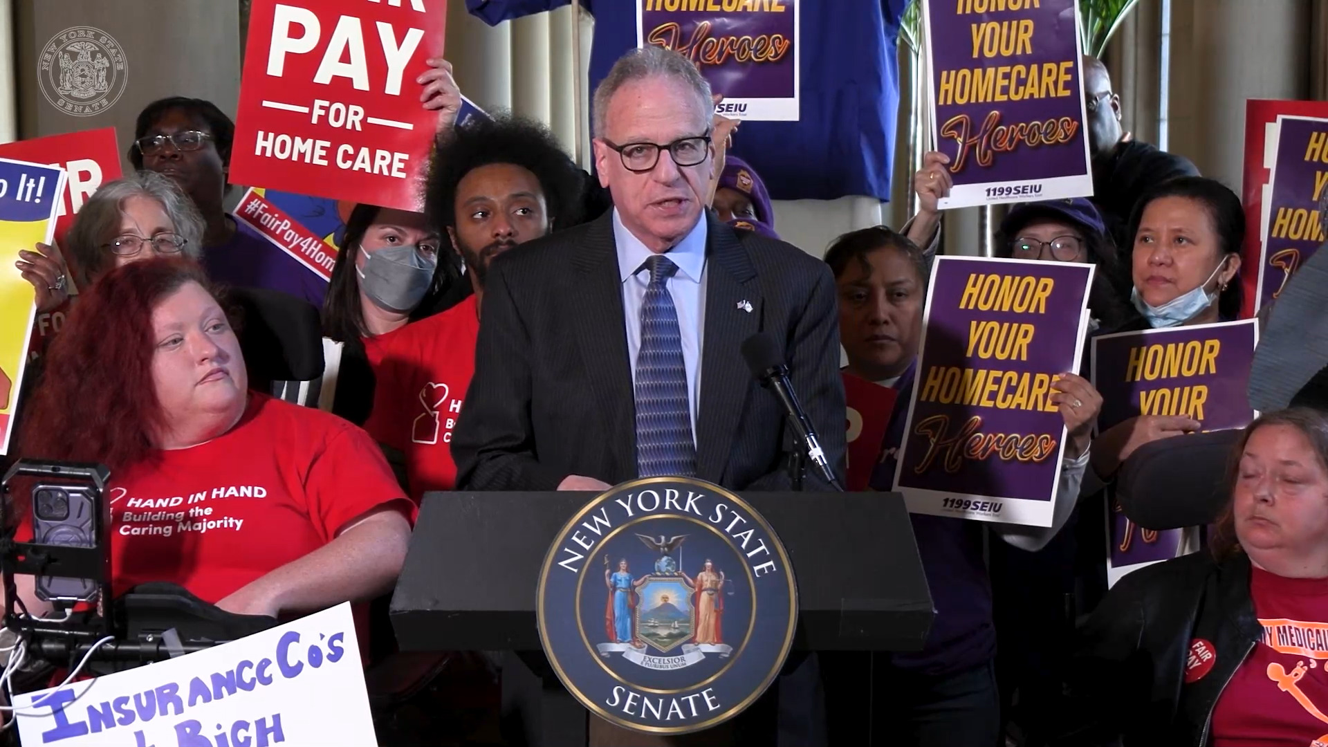 Dinowitz Calls for Fair Pay for Home Care Workers