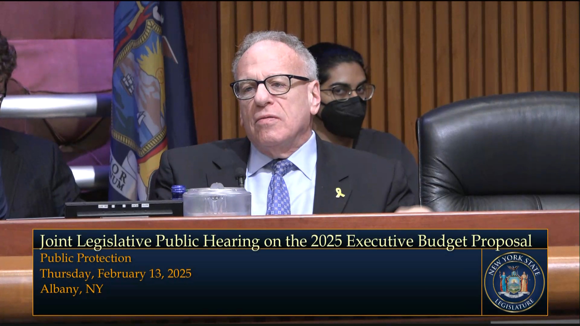 DCJS Deputy Commissioner Testifies During Joint Budget Hearing on Public Protection