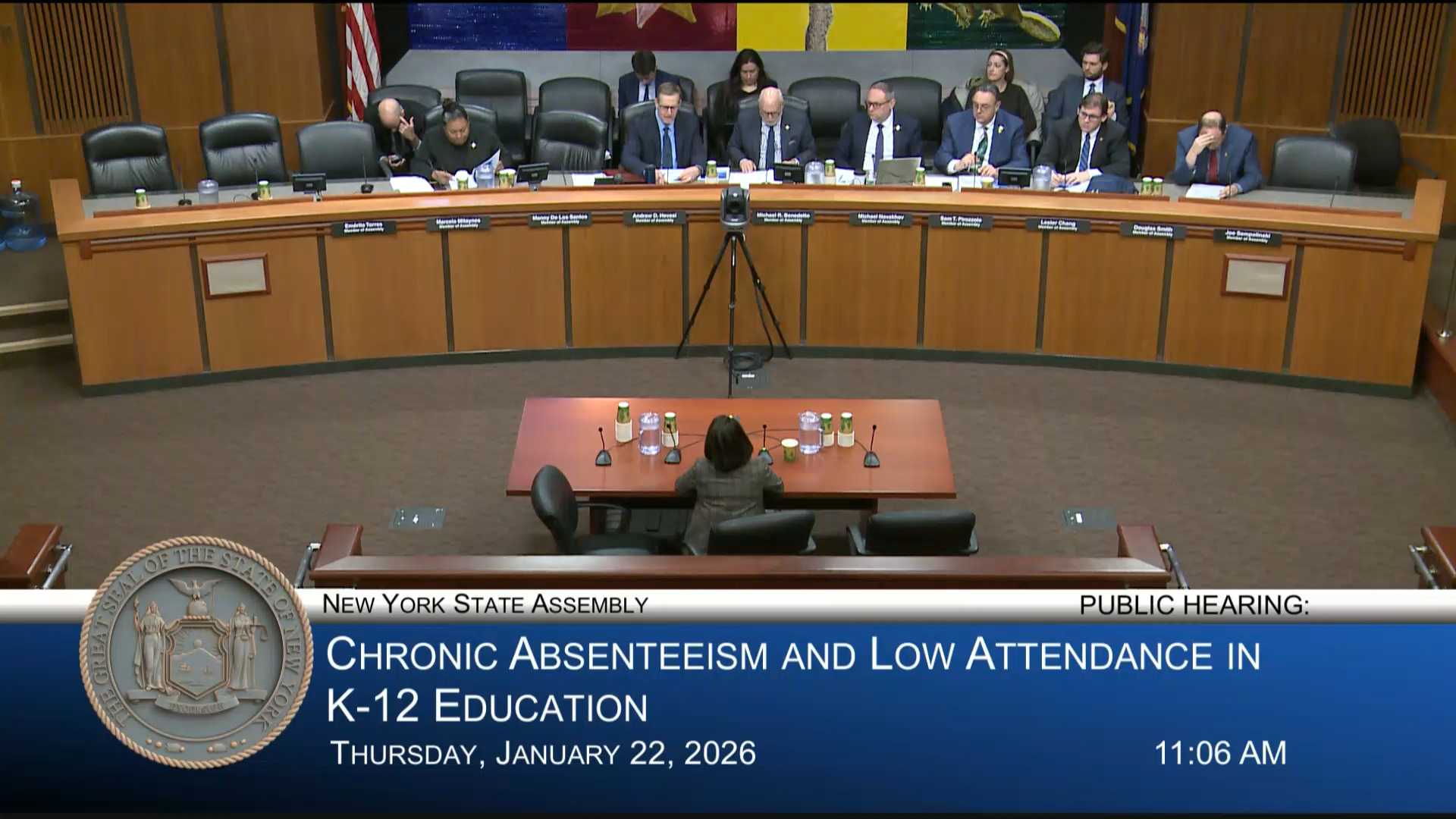 NYSUT Representative Testifies at Public Hearing on the Causes of Chronic Absenteeism and Low Attendance in NYS Schools