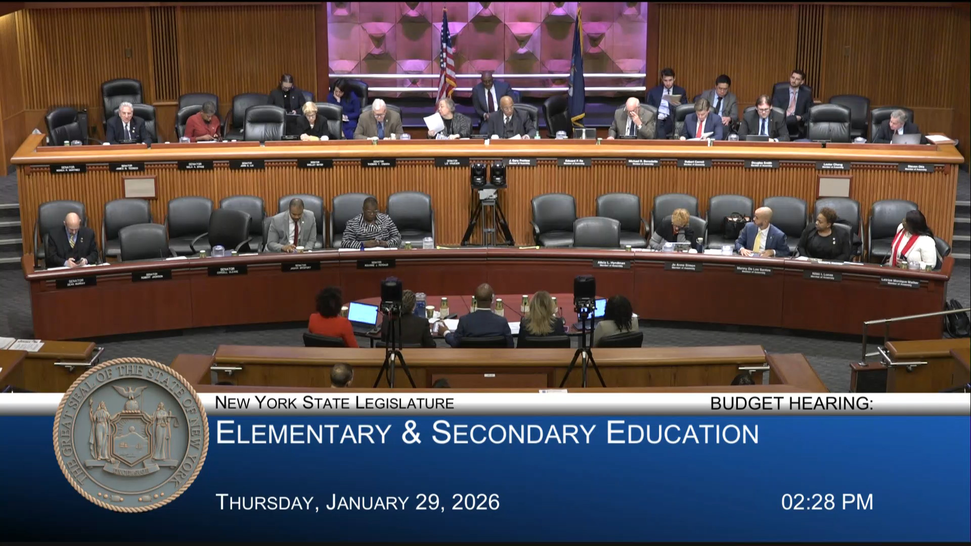 Benedetto Questions NYC Public Schools Chancellor During Budget Hearing on Elementary and Secondary Education