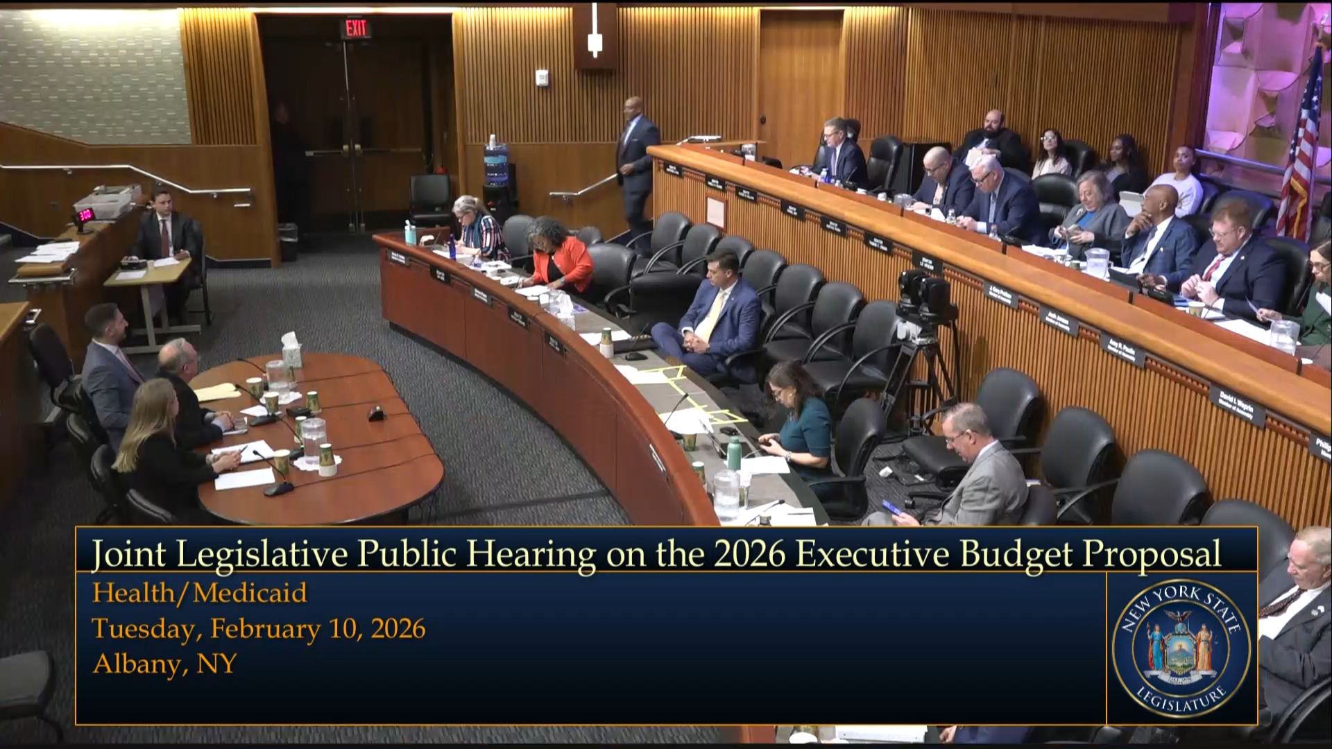 NYS Dept. of Health Officials Testify During Budget Hearing on Health and Medicaid