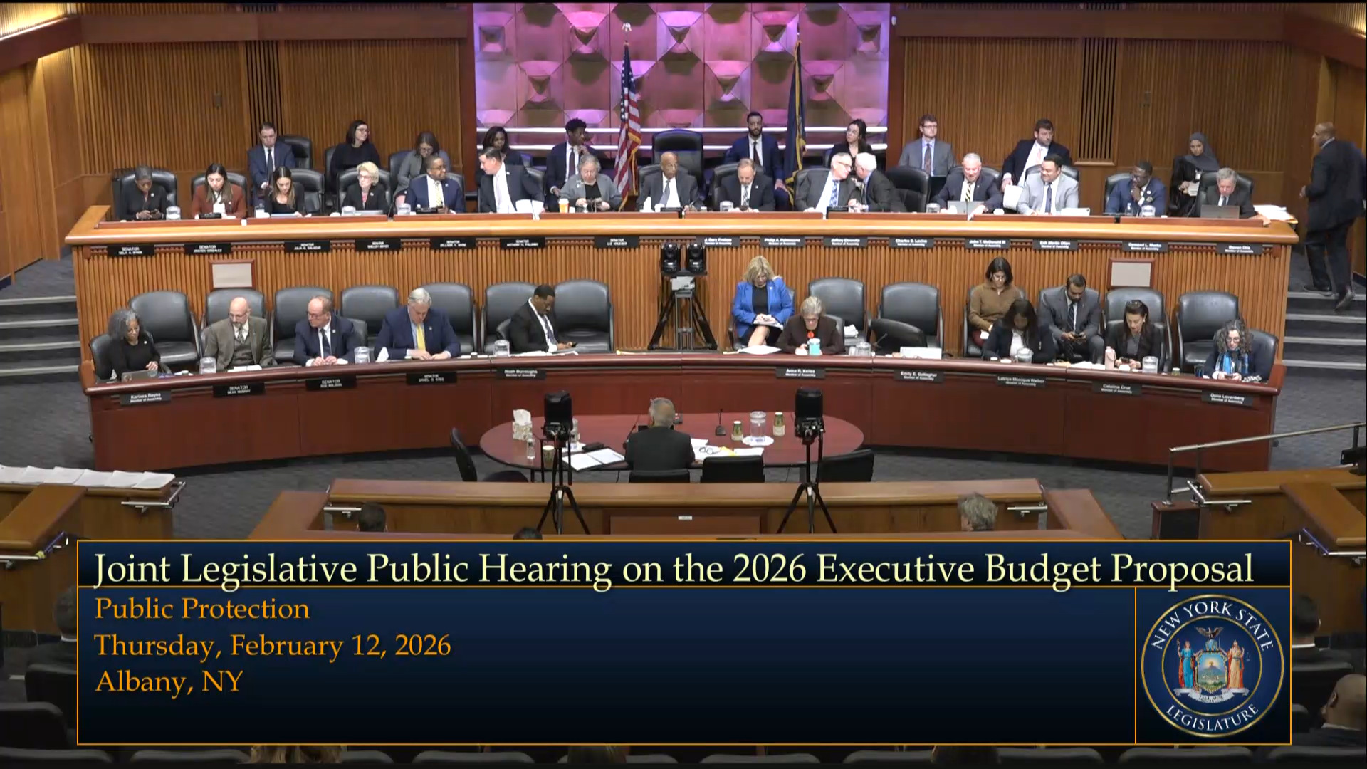 NYS Chief Administrative Judge Testifies During Budget Hearing on Public Protection