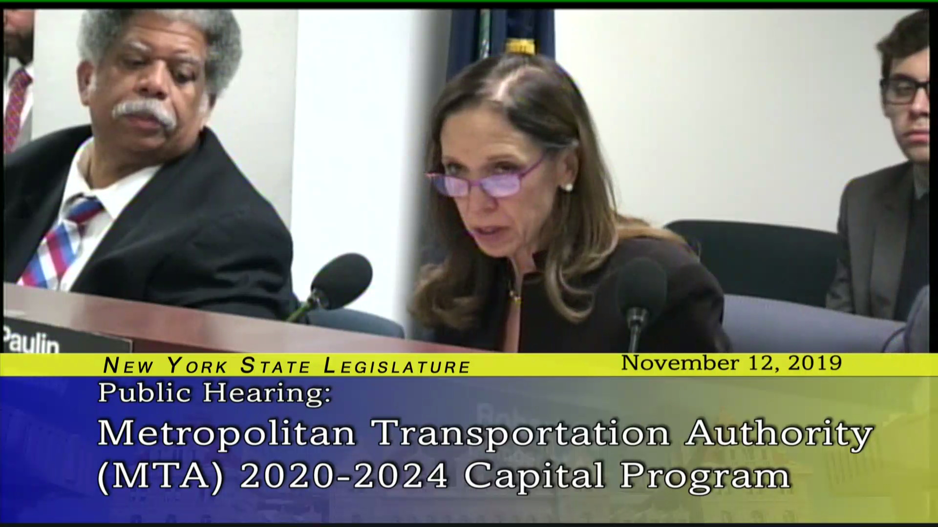 Paulin Asks MTA Leadership about Congestion Pricing