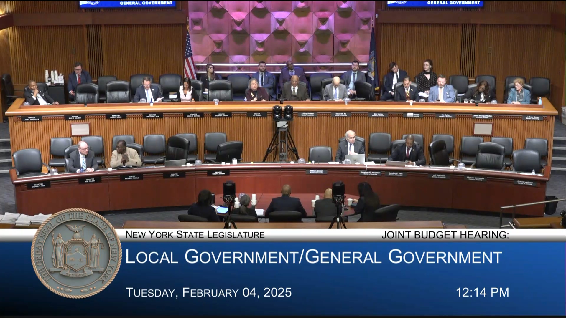 Statewide Mayors Testify During Joint Budget Hearing on Local/General Government