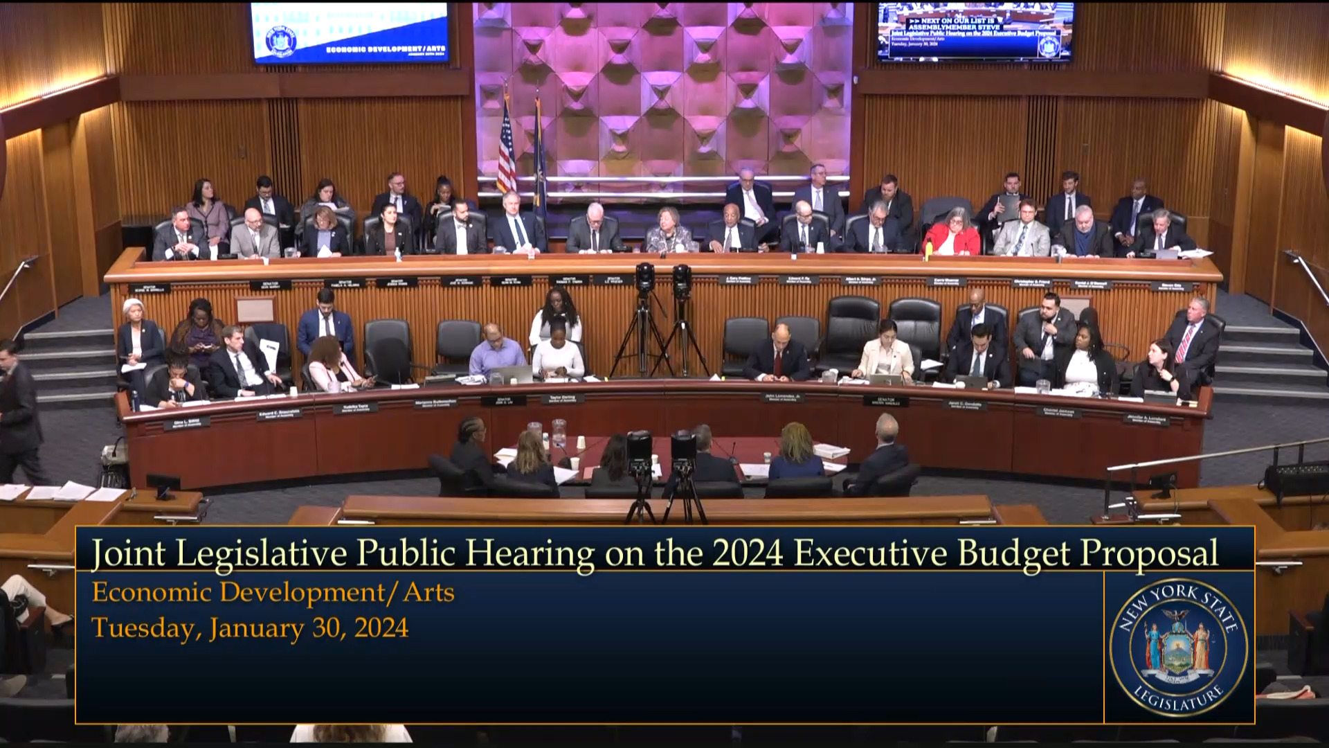 Otis Questions State Commissioners During Budget Hearing on Economic Development and the Arts
