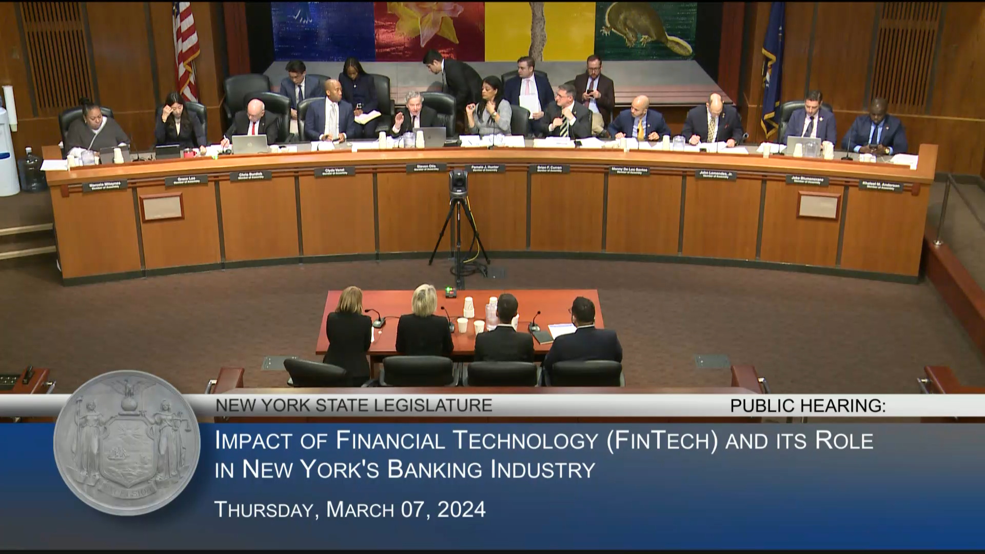 Public Hearing On FinTech Role in NY Banking Industry