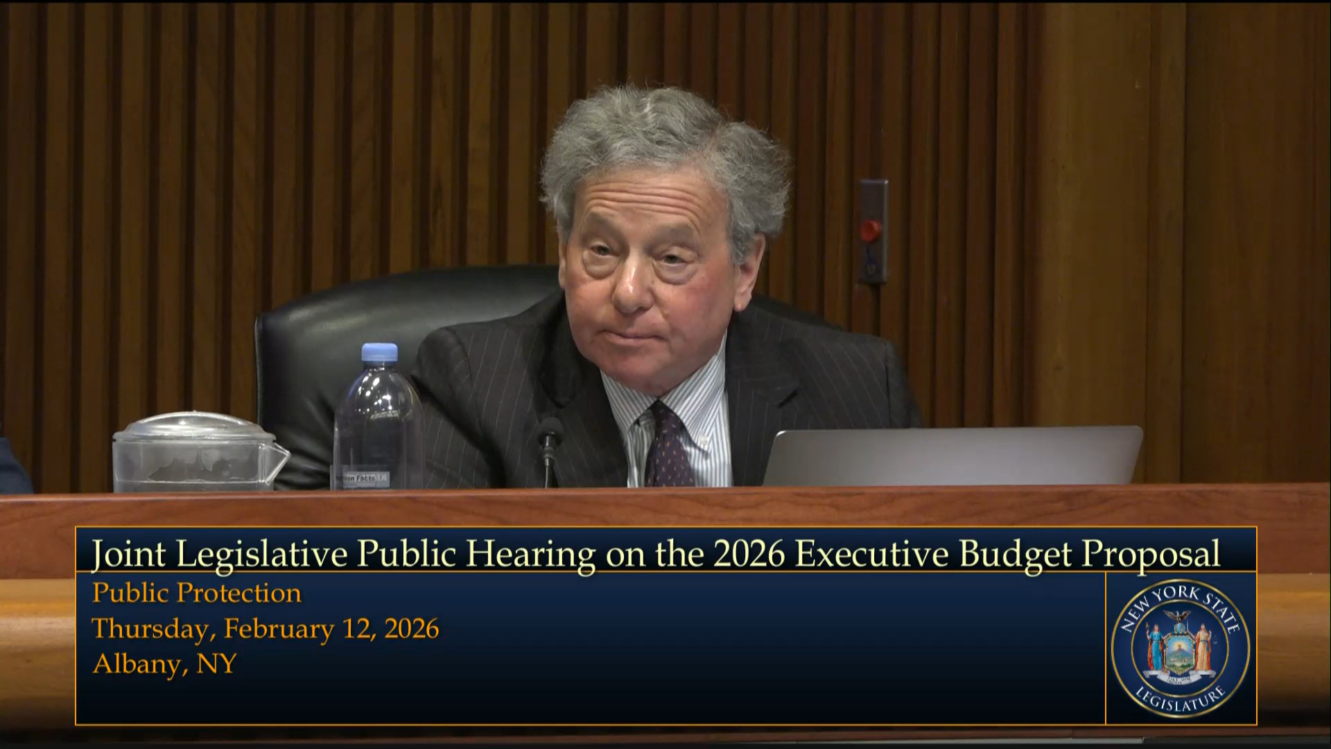 NYS Police Superintendent Testifies During Budget Hearing on Public Protection