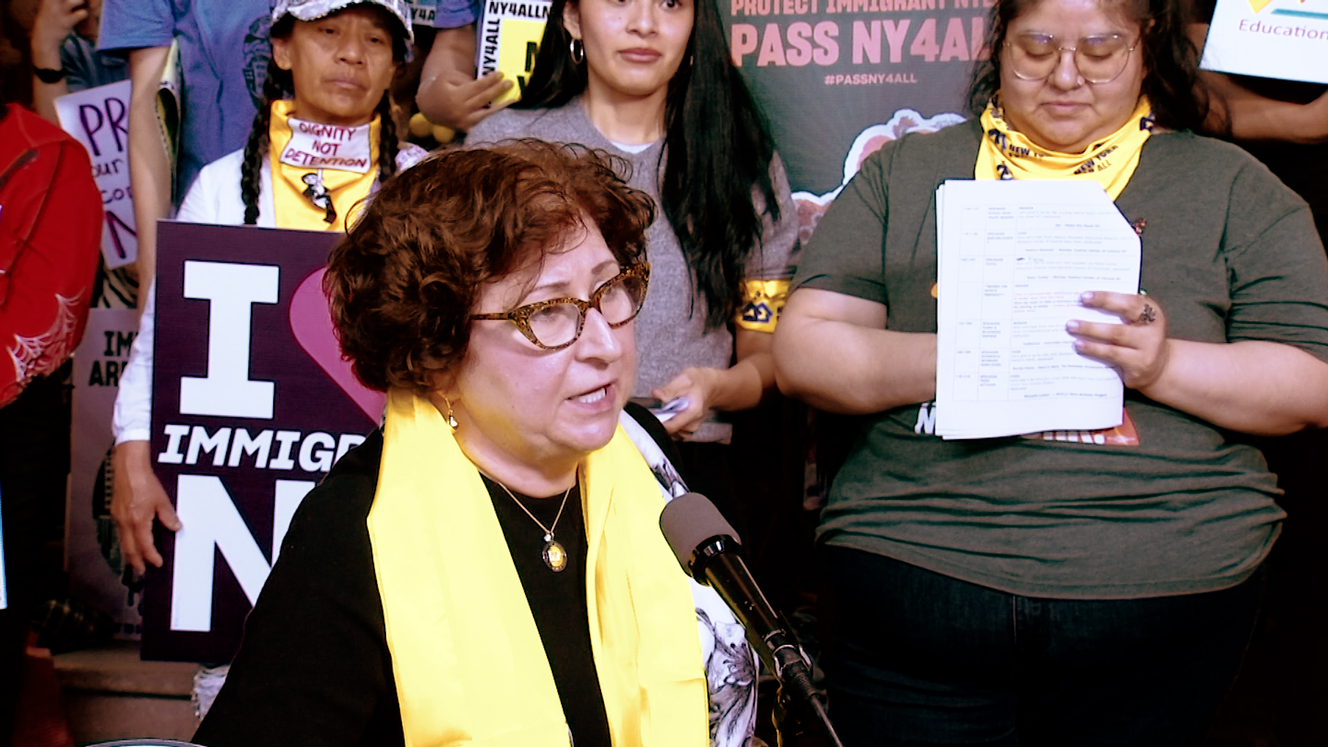 Shimsky Urges Passage of New York For All Legislation