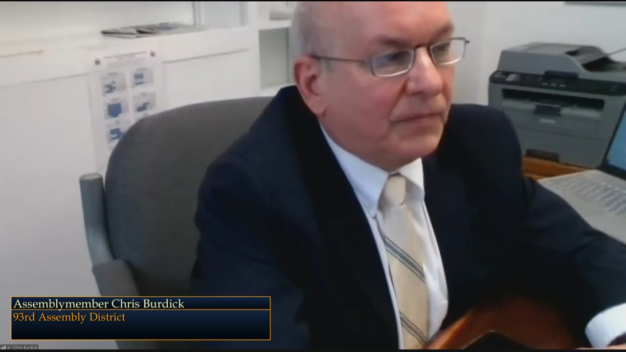 Burdick Questions OPWDD Commissioner During Budget Hearing on Mental Hygiene