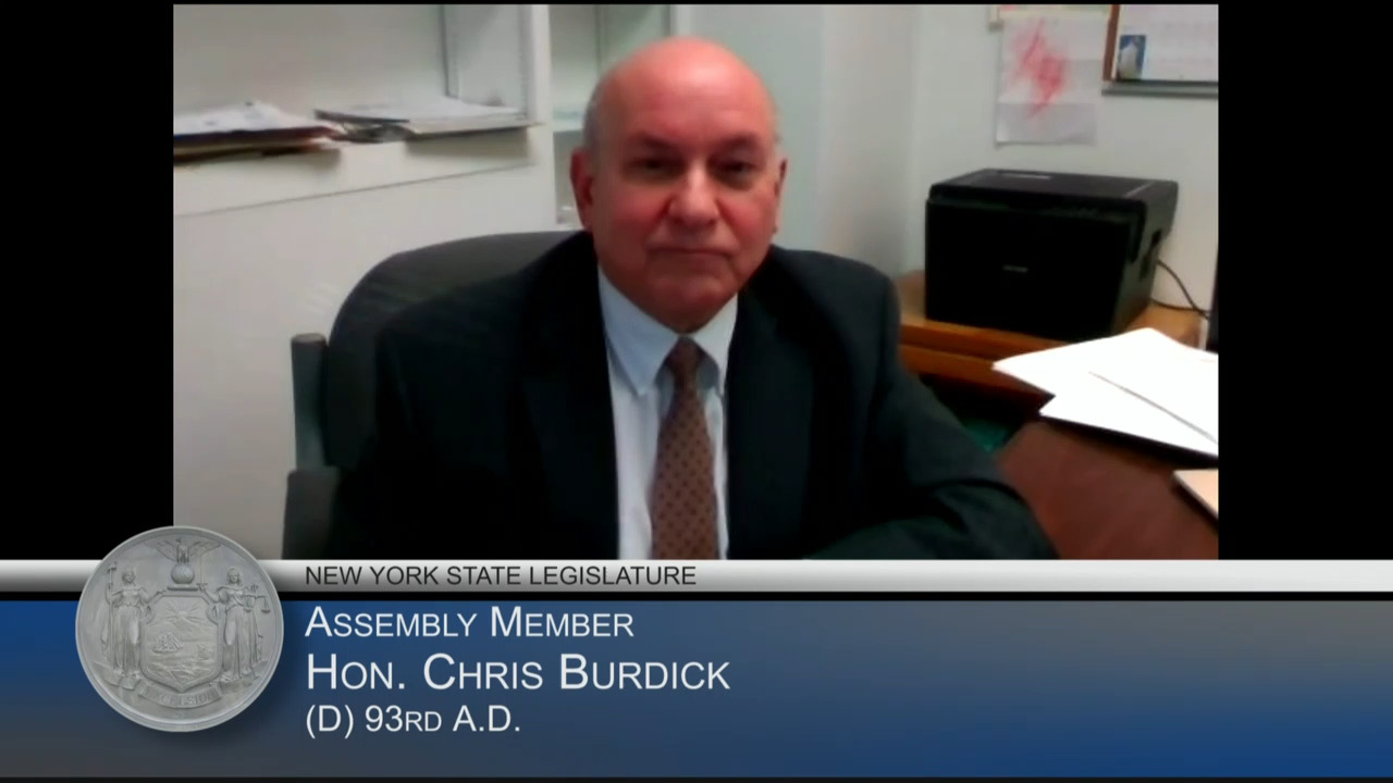 Burdick Questions Advocates During a Public Hearing on CLCPA Implementation
