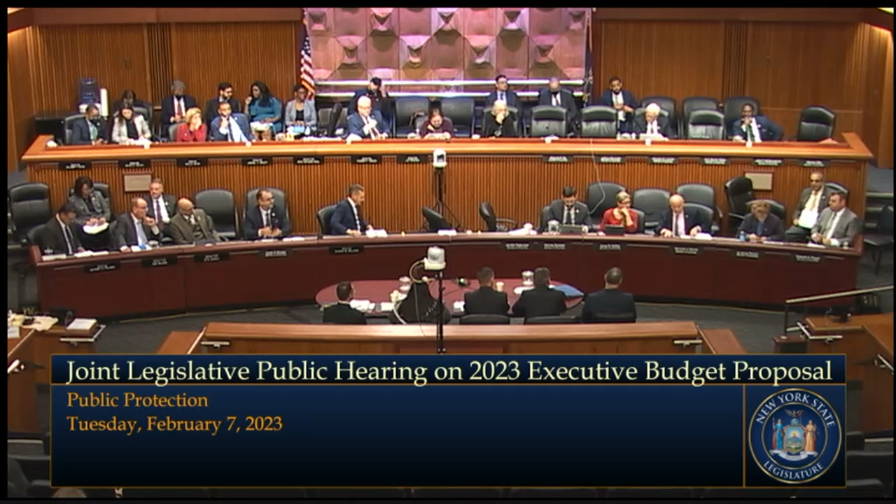 Joint Legislative Budget Hearing on Public Protection