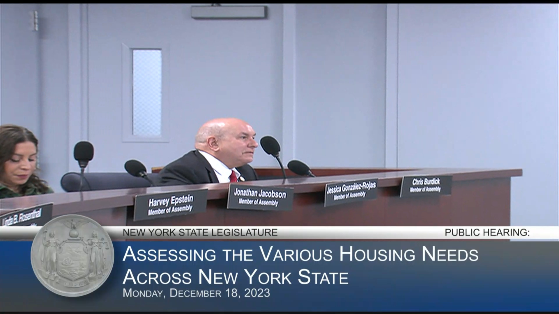 Housing Advocates Testify During a Public Hearing to Assess the Various Housing Needs Across NYS