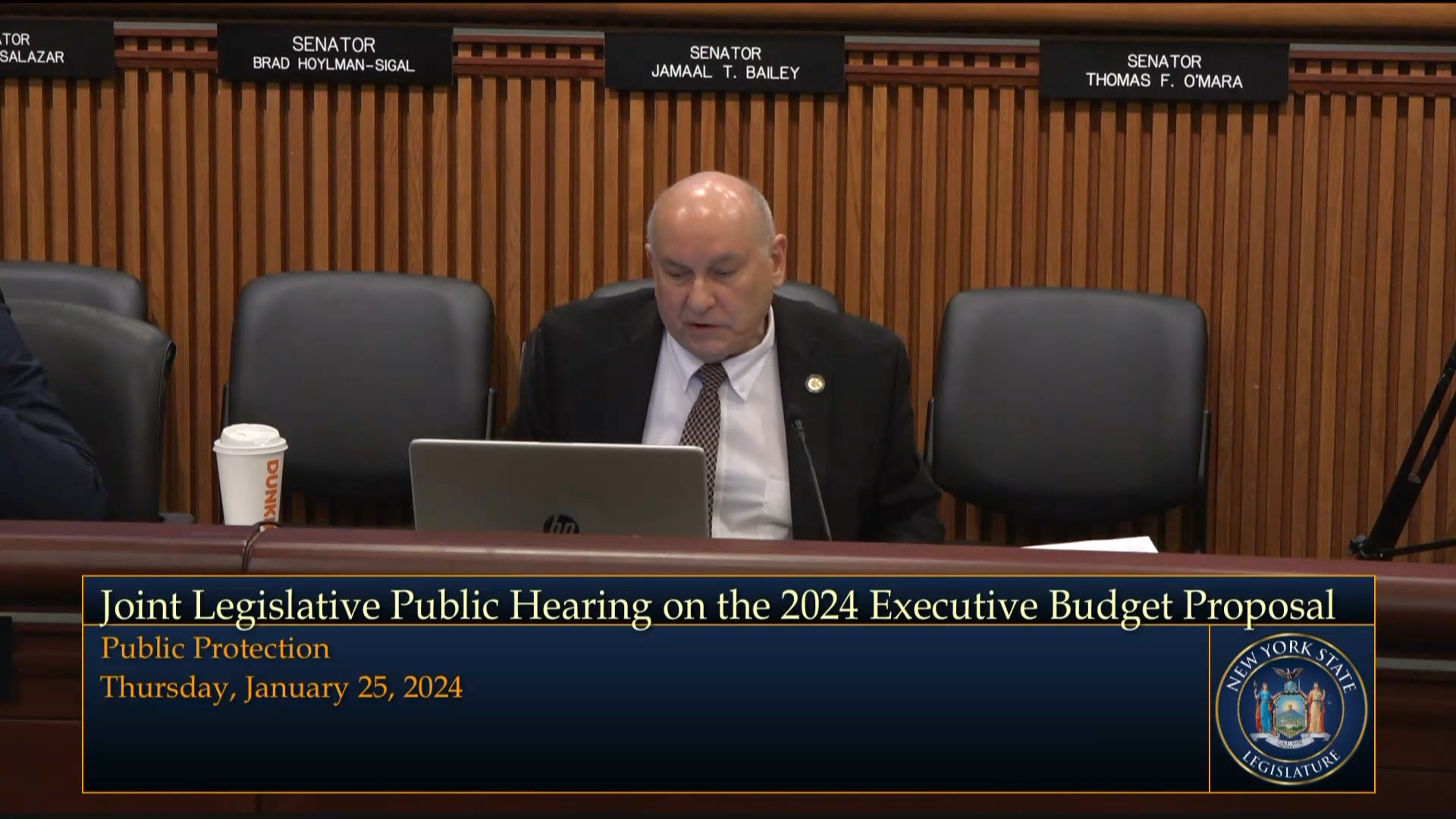 NYS Commission on Judicial Conduct Representative Testifies During a Joint Budget Hearing on Public Protection