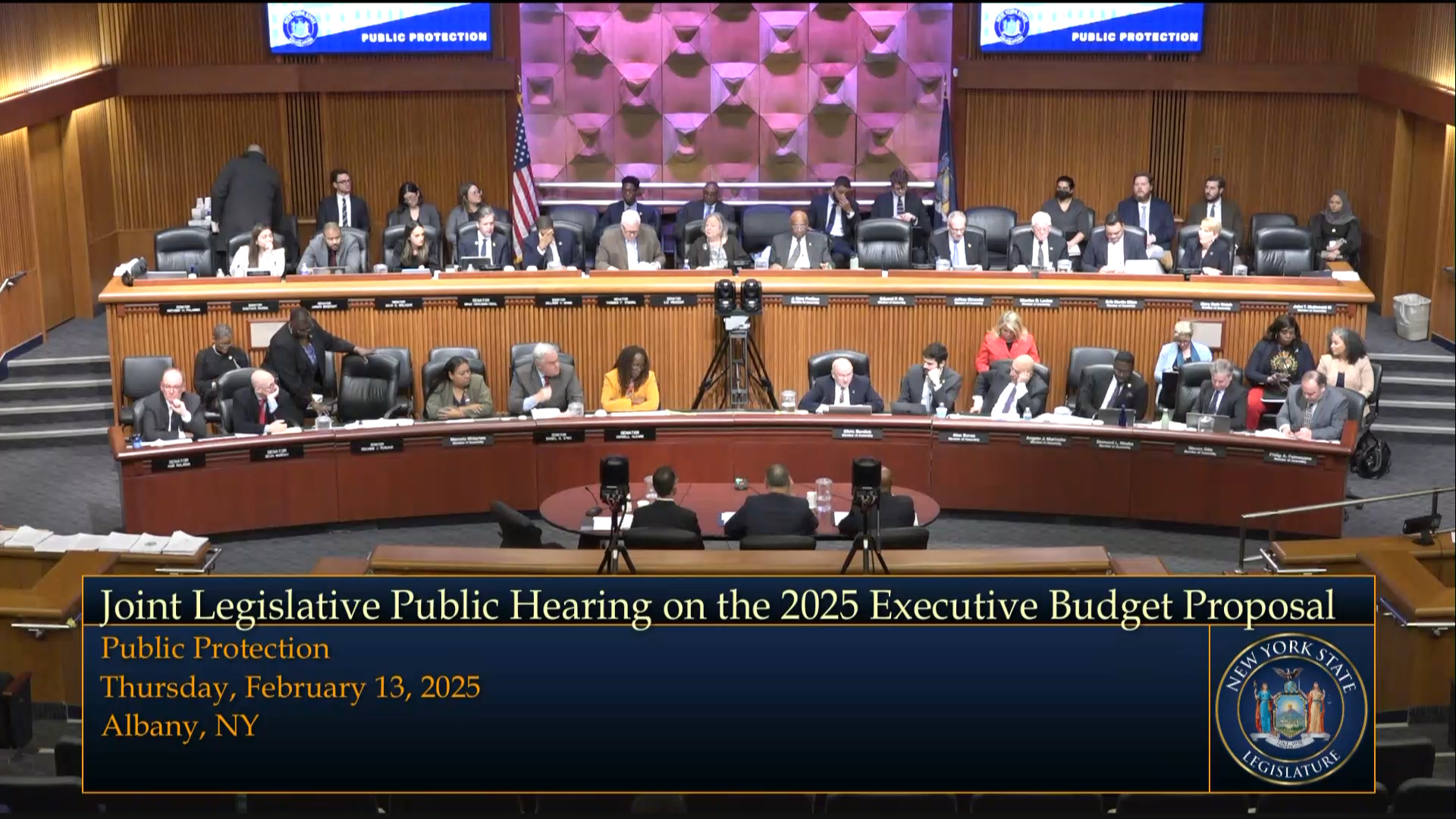 DOCCS Commissioner Testifies During Joint Budget Hearing on Public Protection