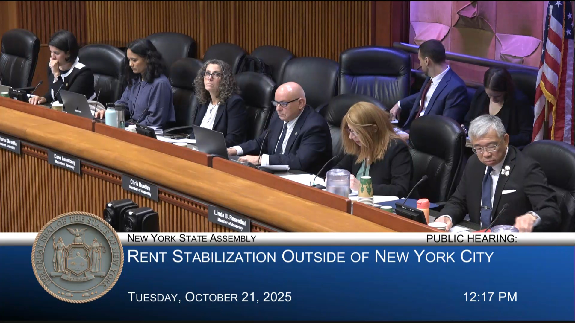 Housing Advocates Testify During Public Hearing on Rent Stabilization Outside NYC