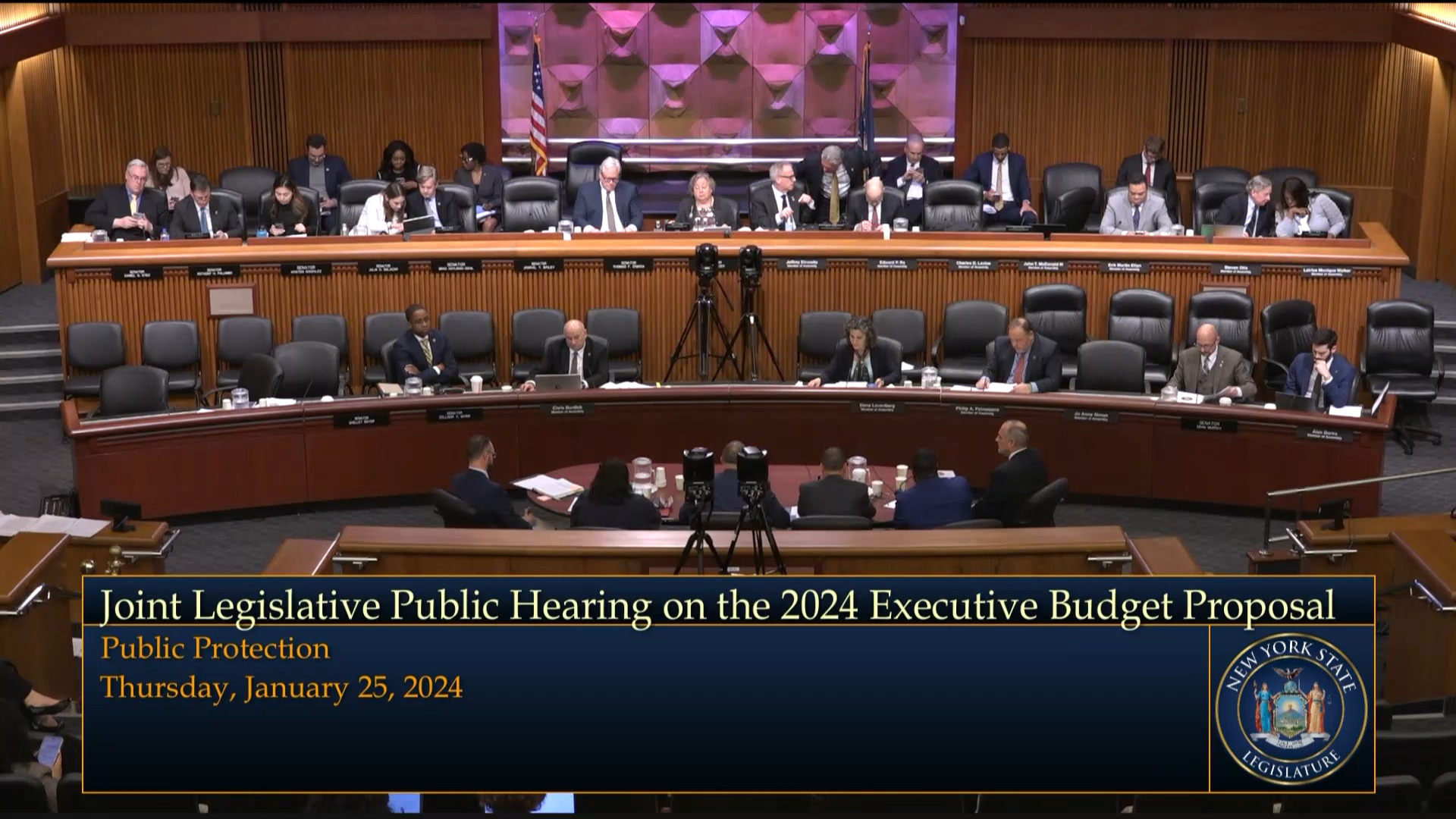 DOC Acting Commissioner Testifies During a Joint Budget Hearing on Public Protection