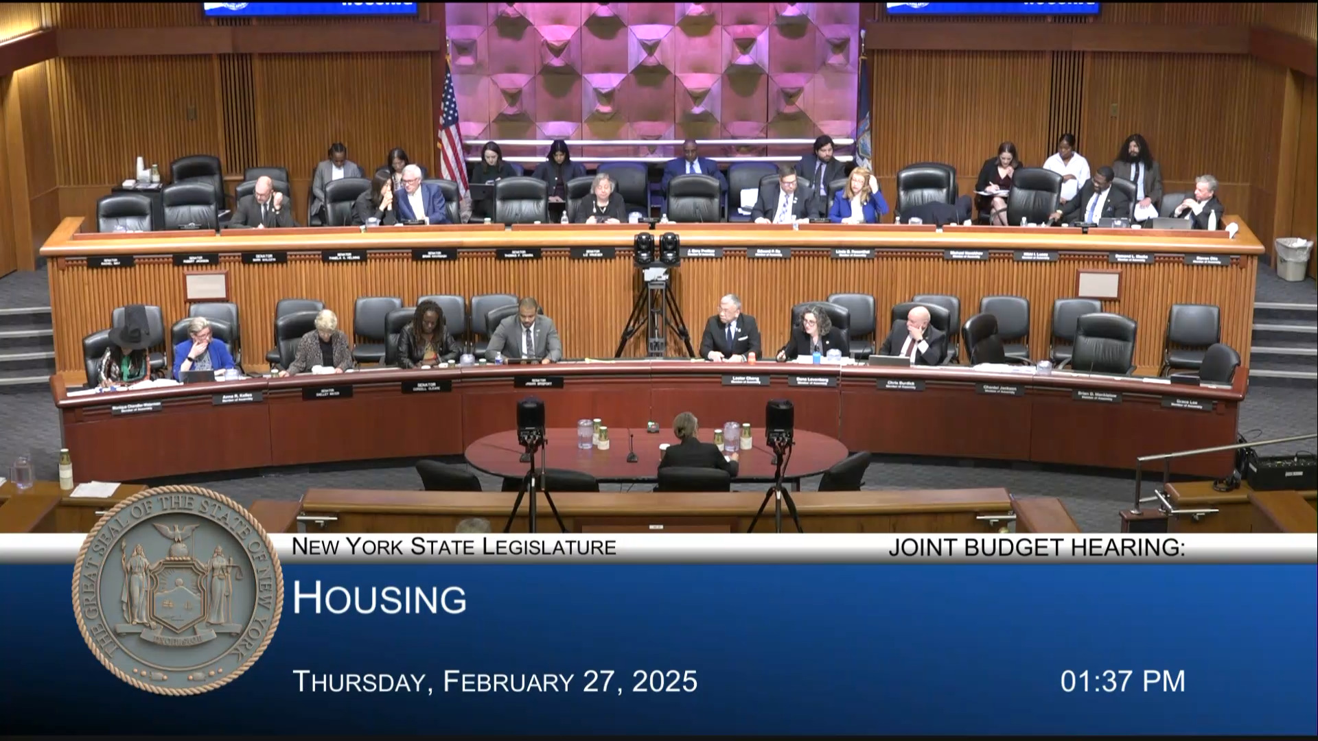 HCR Commissioner Testifies During Joint Budget Hearing on Housing