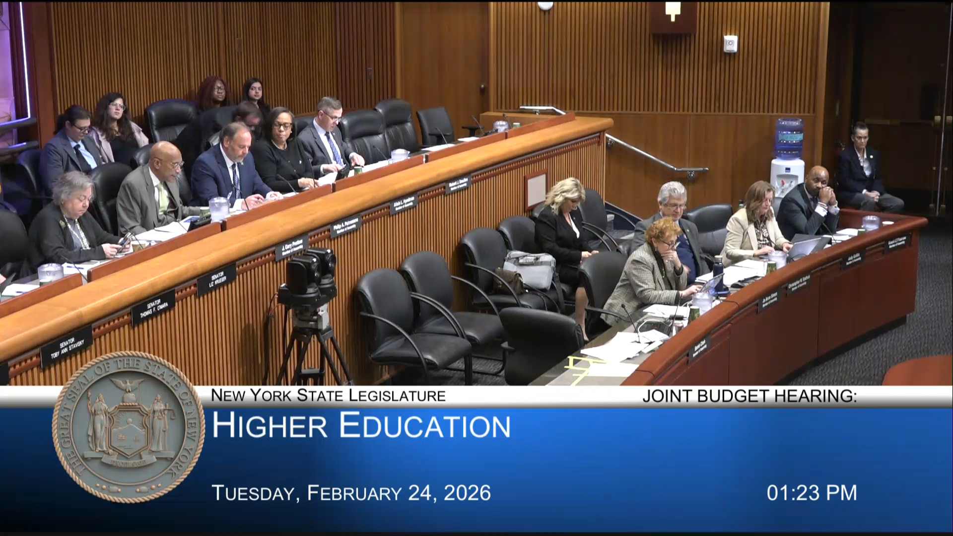SUNY Chancellor Testifies During Joint Budget Hearing on Higher Education