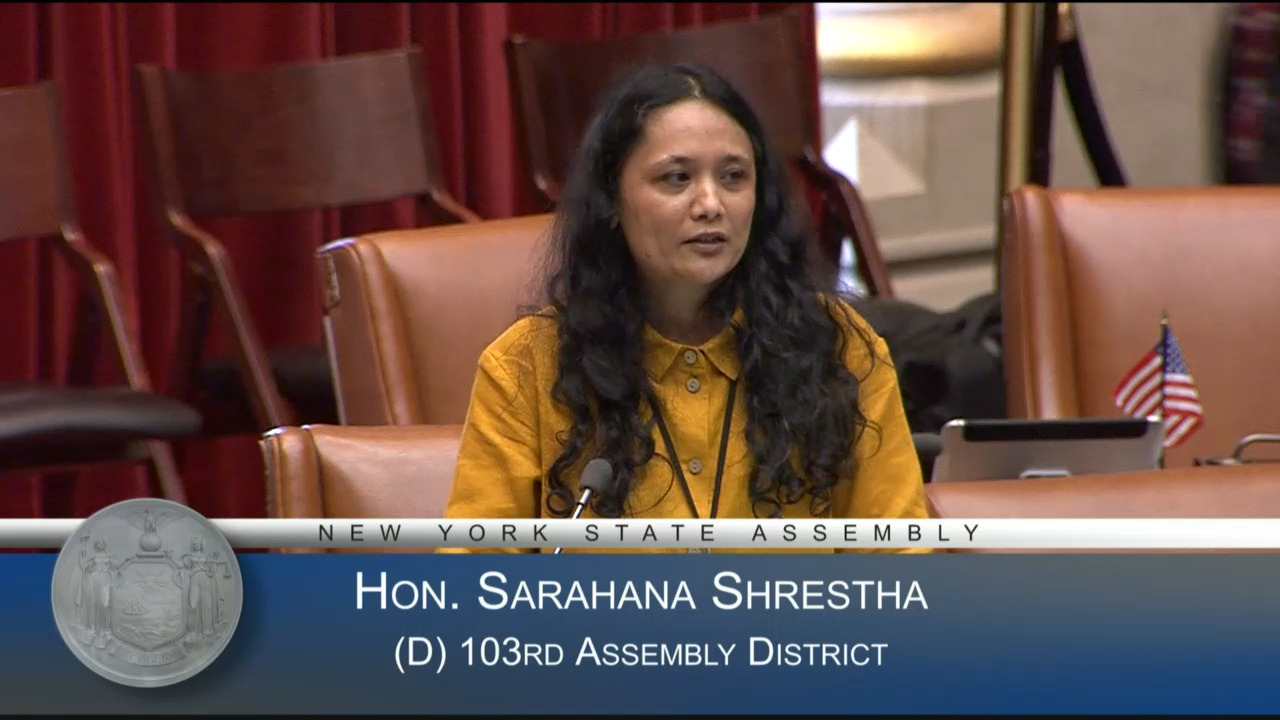 Shrestha Speaks Out Against Inequities in Budget Bill