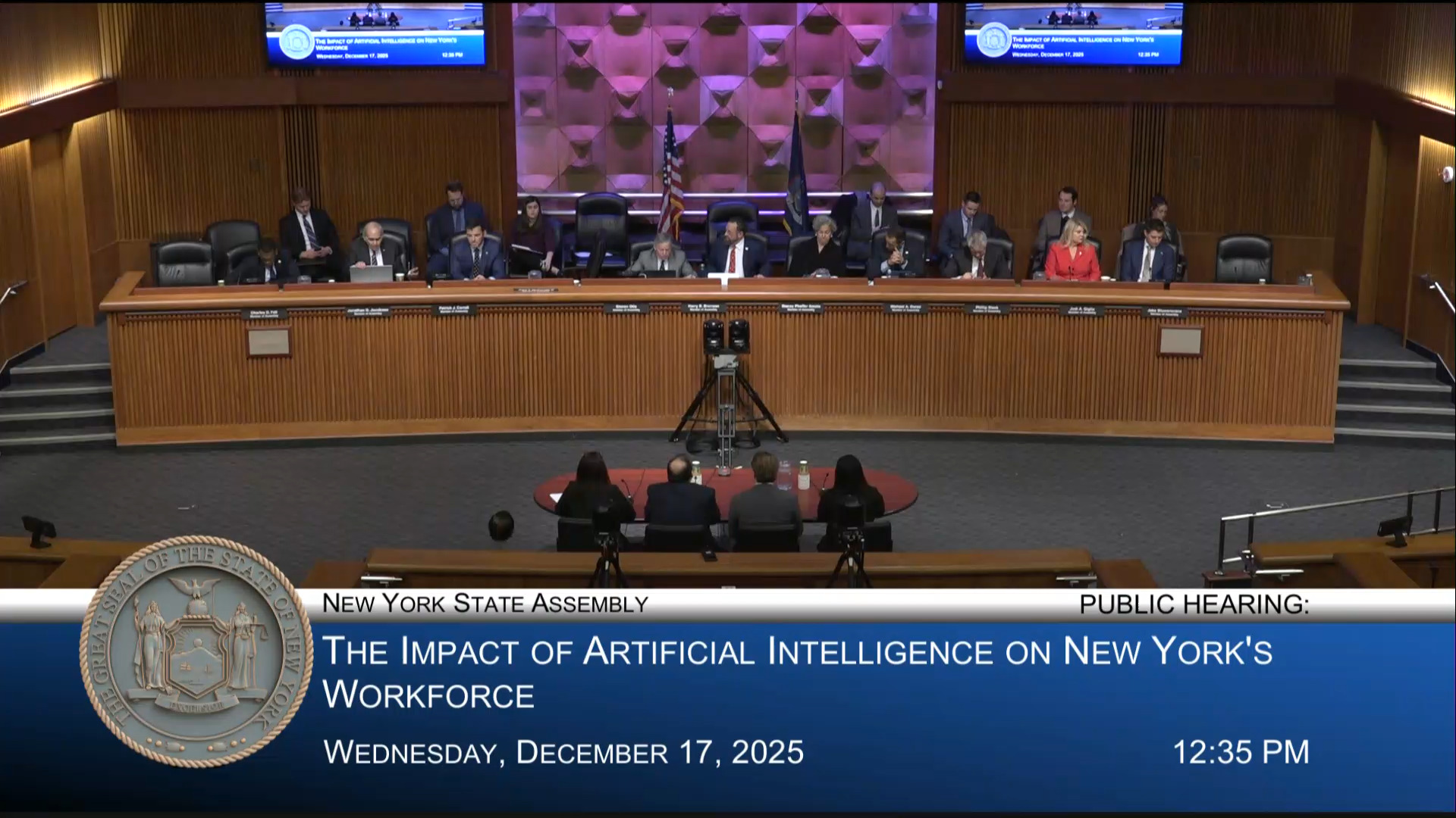 Union Representatives Testify During Public Hearing on the Impact of AI on NY’s Private and Public Sector Workforces