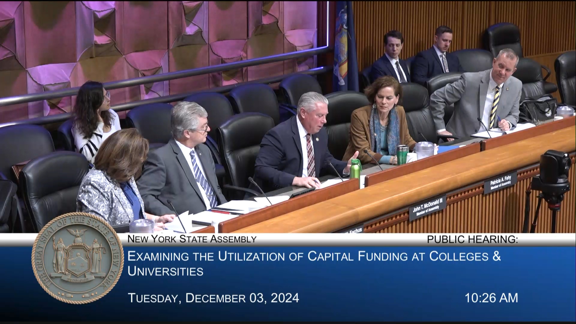 Higher Ed. Committee Looks at Utilization of Capital Funding at Colleges and Universities