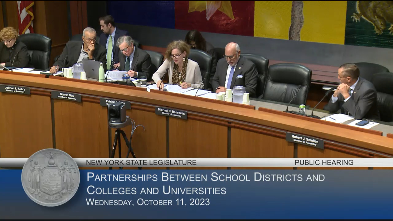 CUNY Leaders Testify at Hearing on Partnerships Between School Districts and Colleges