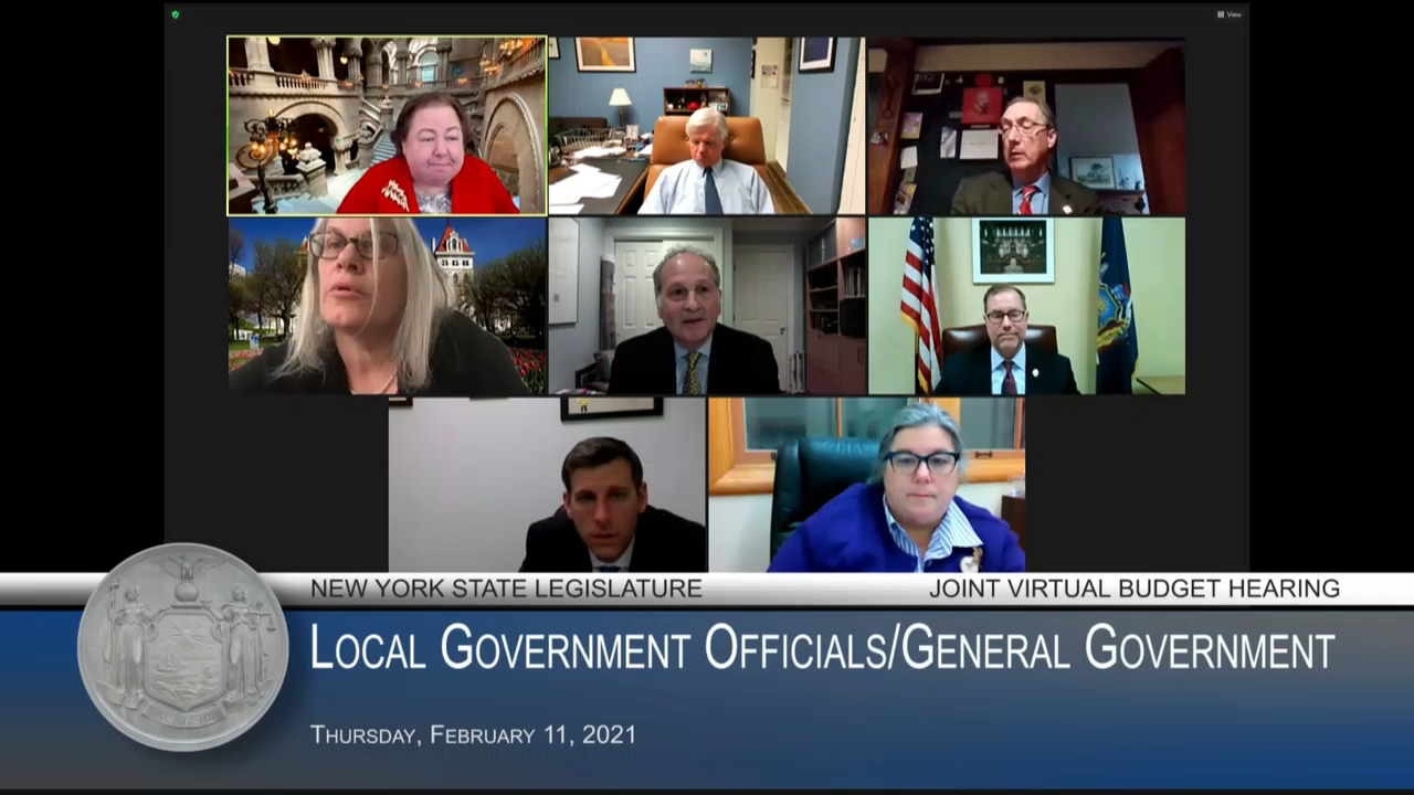 Woerner Questions Association of Towns of NY During Budget Hearing on Local Government