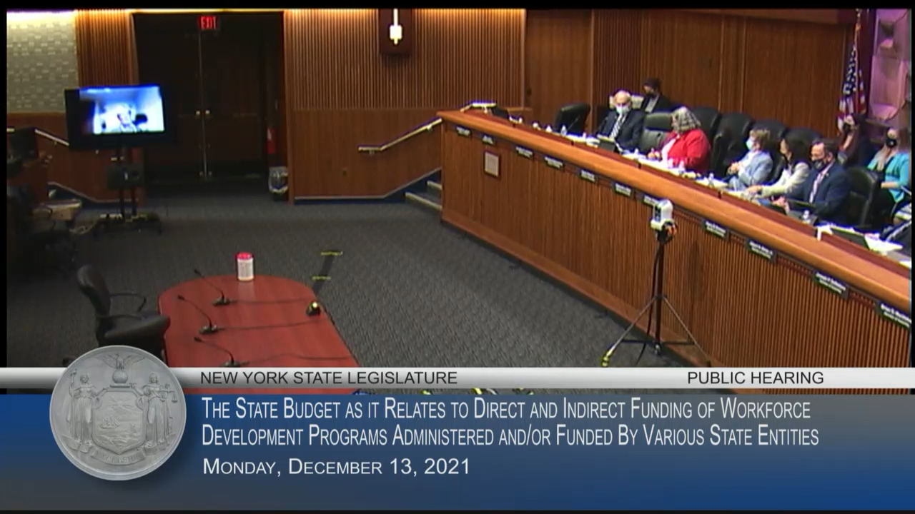 MACNY Representative Testifies During Public Hearing on Funding of Workforce Development Programs