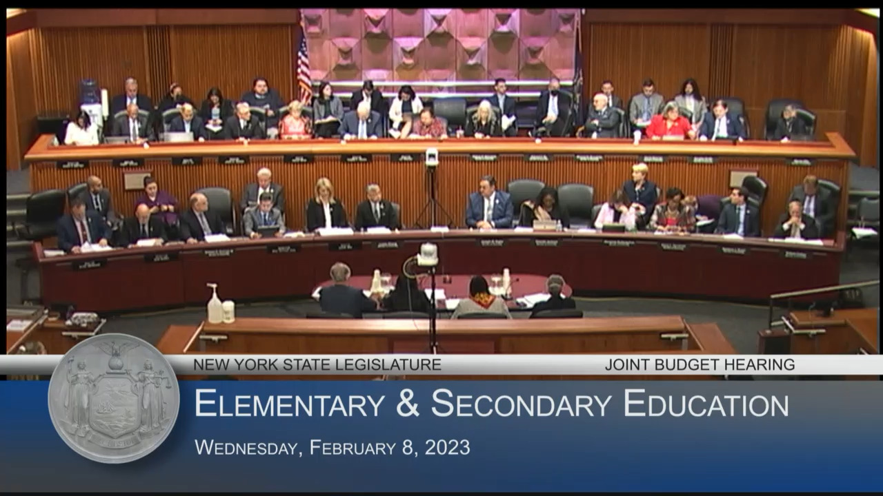 Education Commissioner Testifies During Budget Hearing on Education