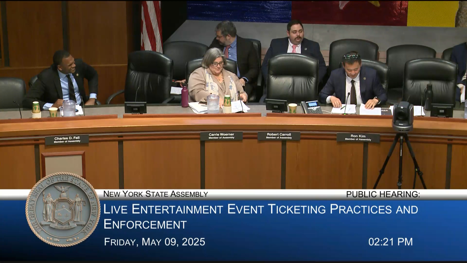 Industry Representatives Testifies at Public Hearing on Live Entertainment Event Ticketing Practices and Enforcement