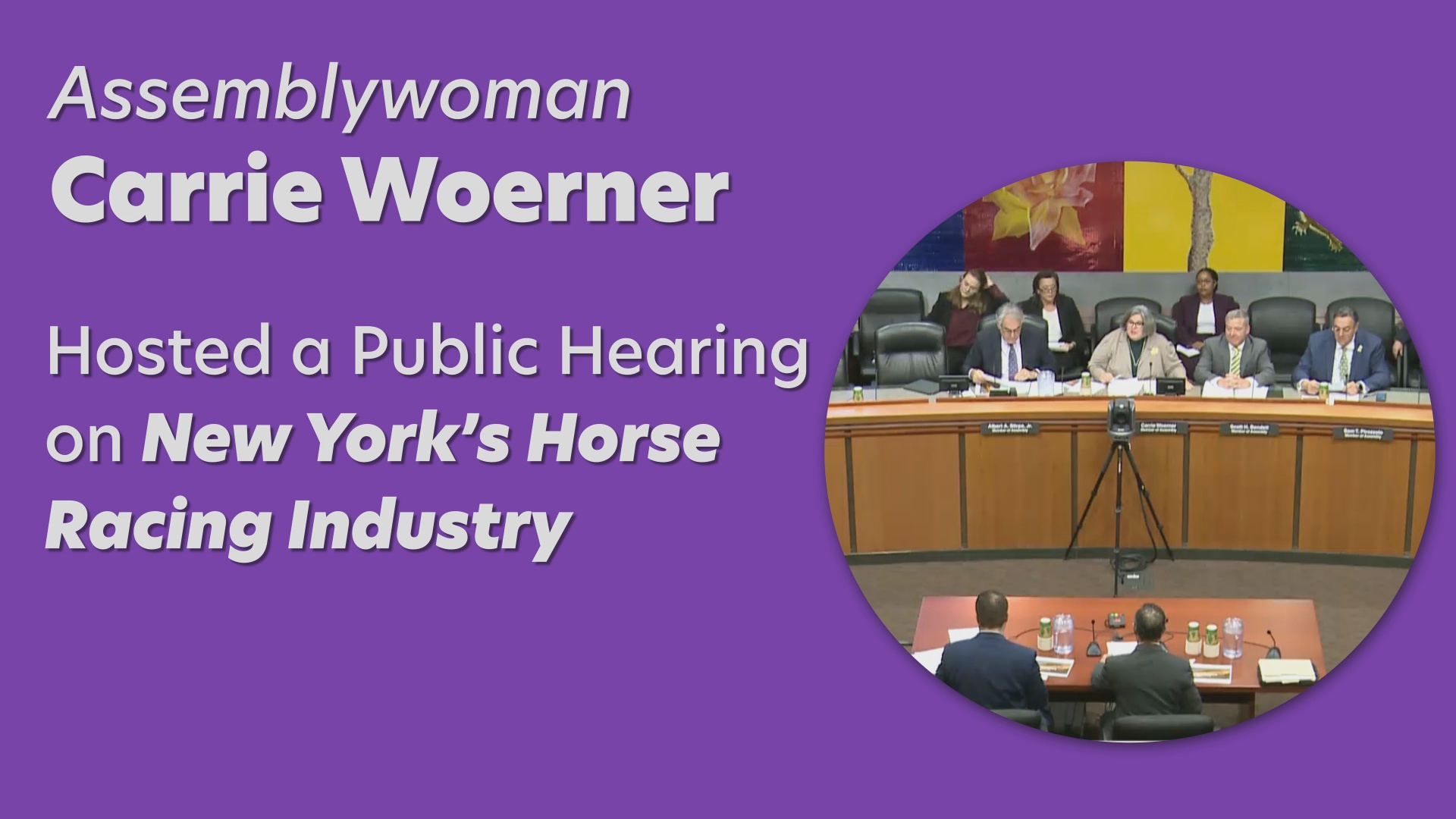 Public Hearing Examining New York’s Horse Racing Industry
