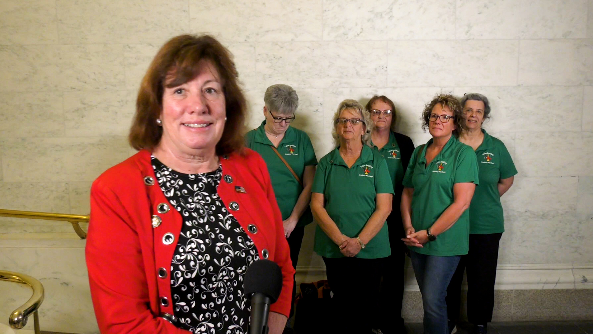 Oriskany Fire Department Auxiliary Visits Assembly