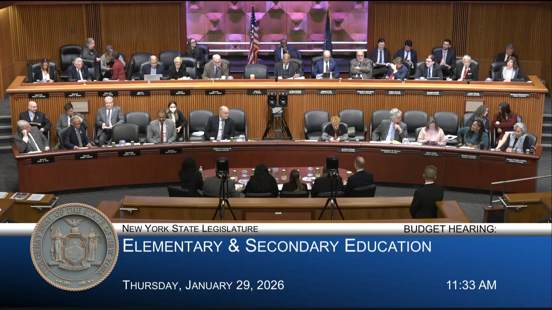 Education Commissioner Testifies During Budget Hearing on Elementary and Secondary Education