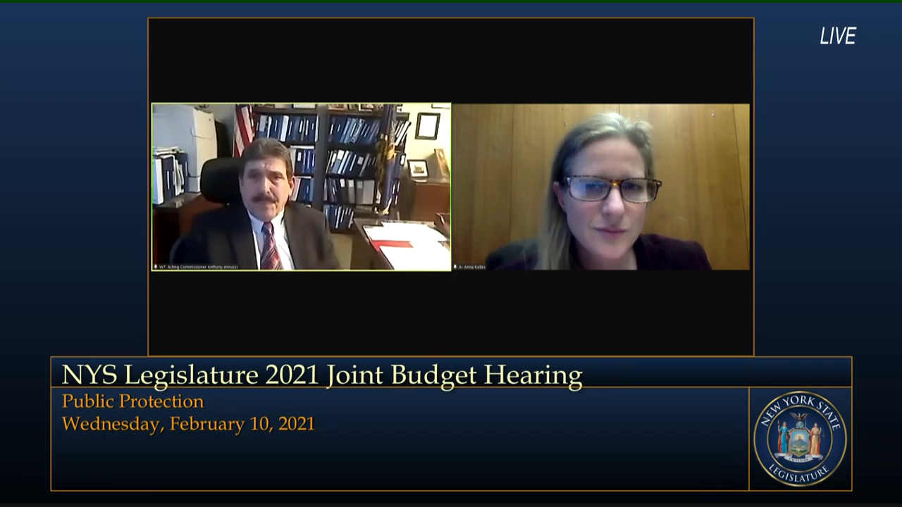 Kelles Questions Corrections Commissioner During Budget Hearing on Public Protection