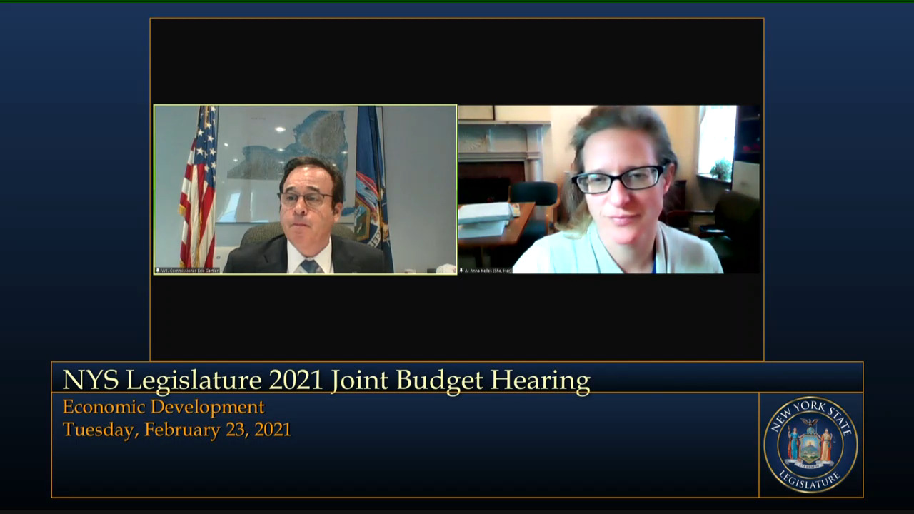 Kelles Questions Economic Development Commissioner During Budget Hearing on Economic Development