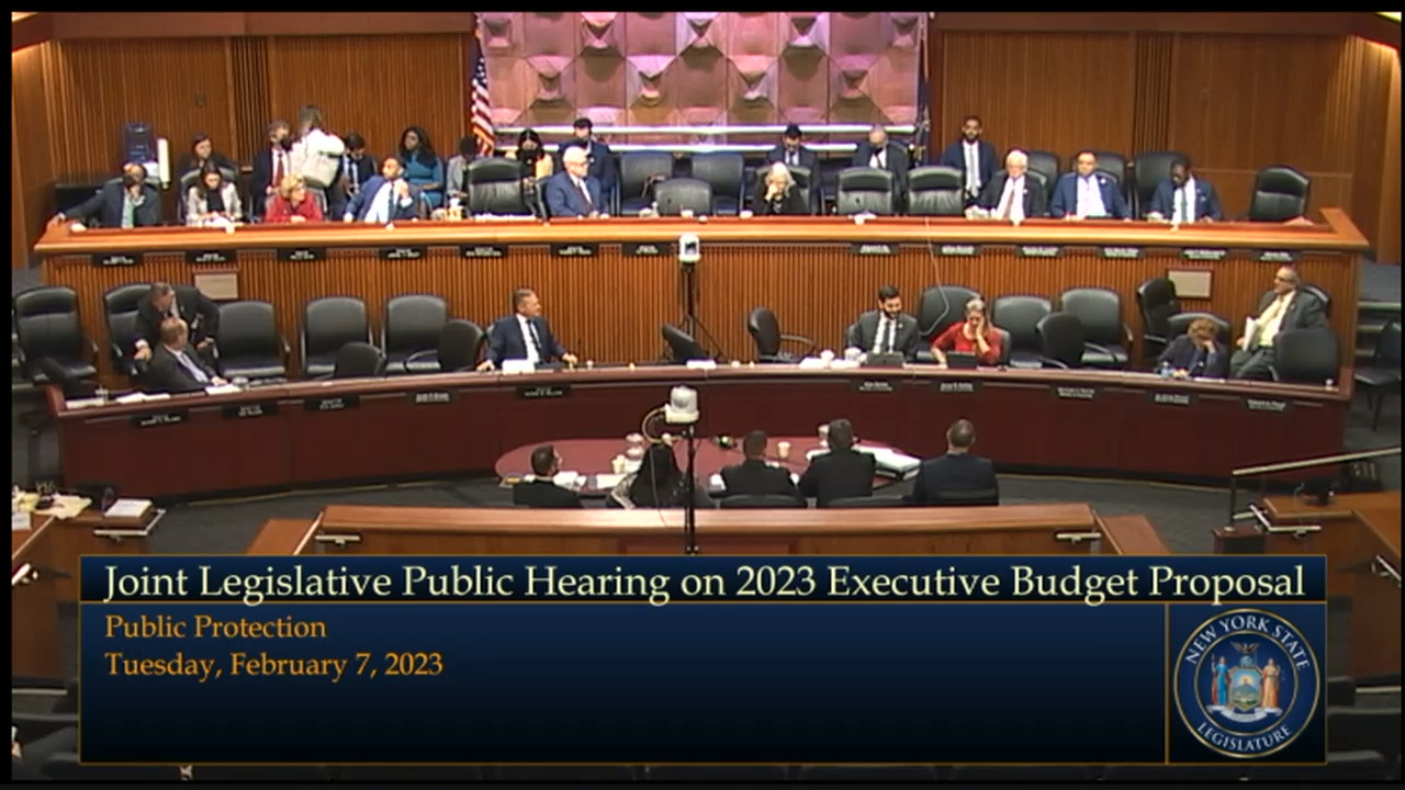 Joint Legislative Budget Hearing on Public Protection