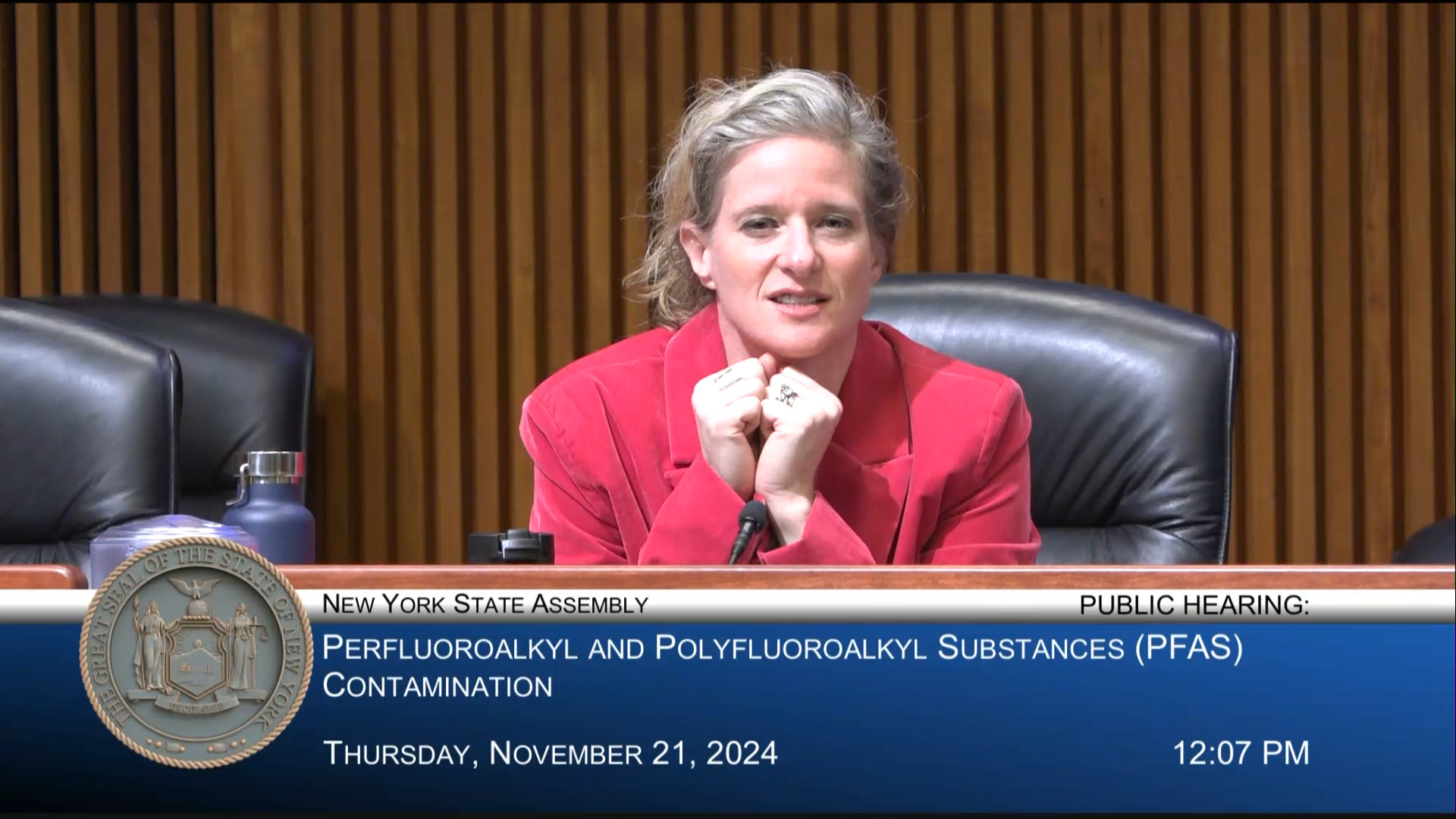 ENCON Commissioner Testifies during Public Hearing on PFAS Contamination in Water