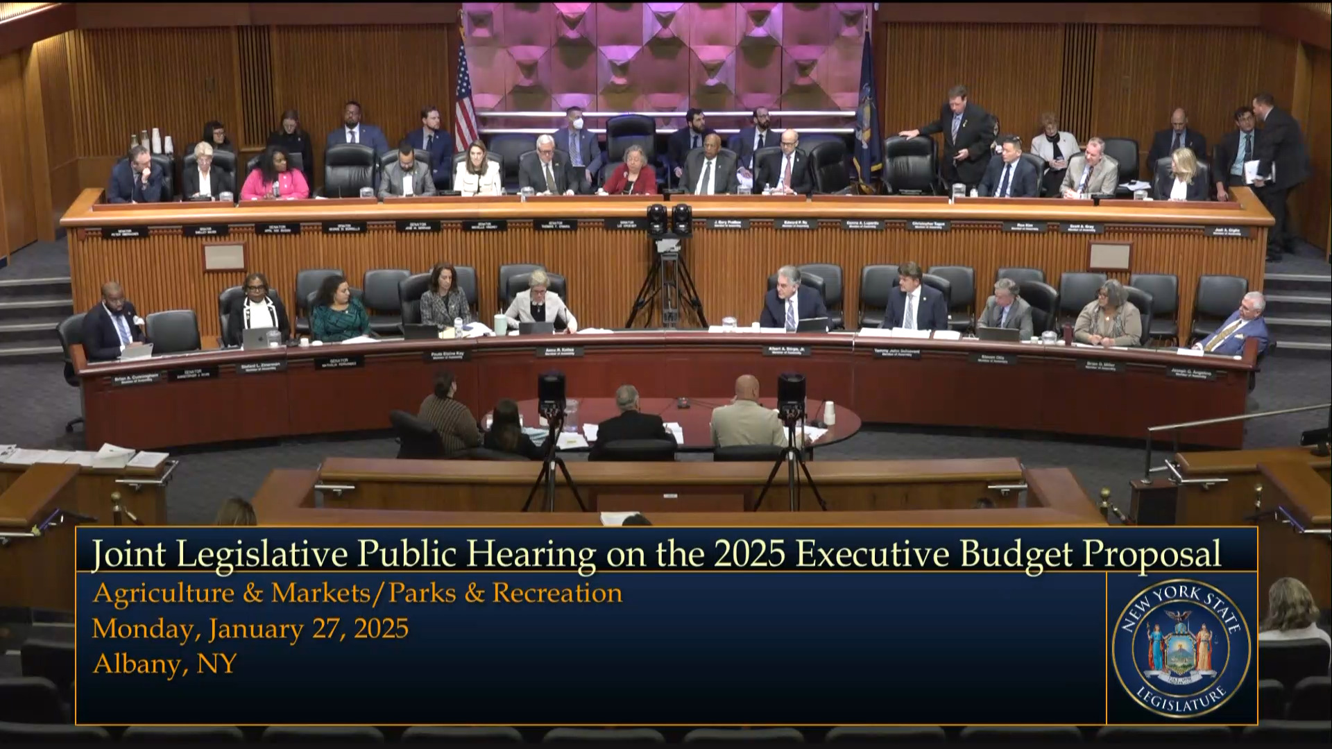 Kelles Questions Commissioners During Budget Hearing on Agriculture and Tourism