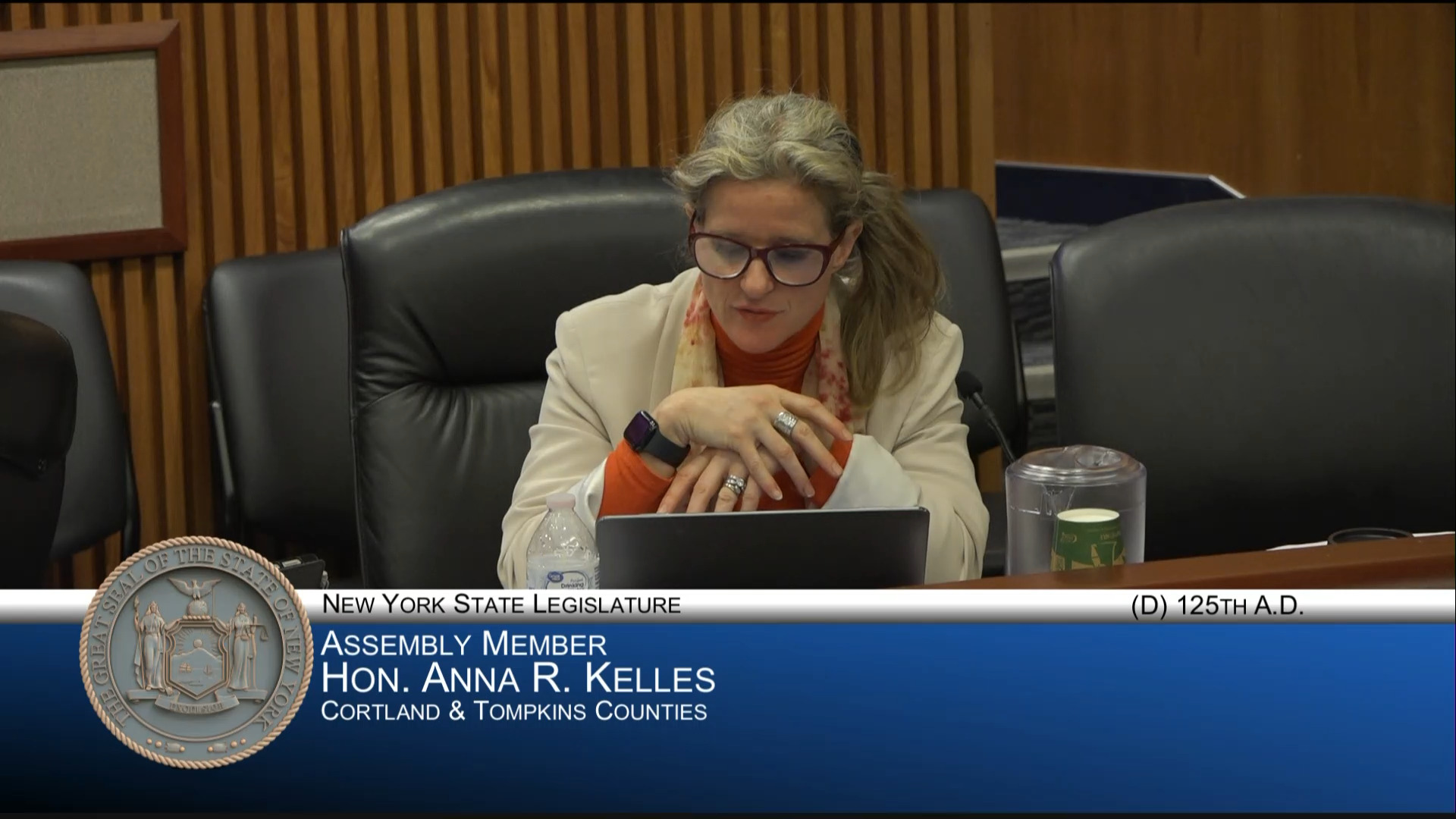 Kelles Questions Dr. Guillermo Linares During Joint Budget Hearing on Higher Education