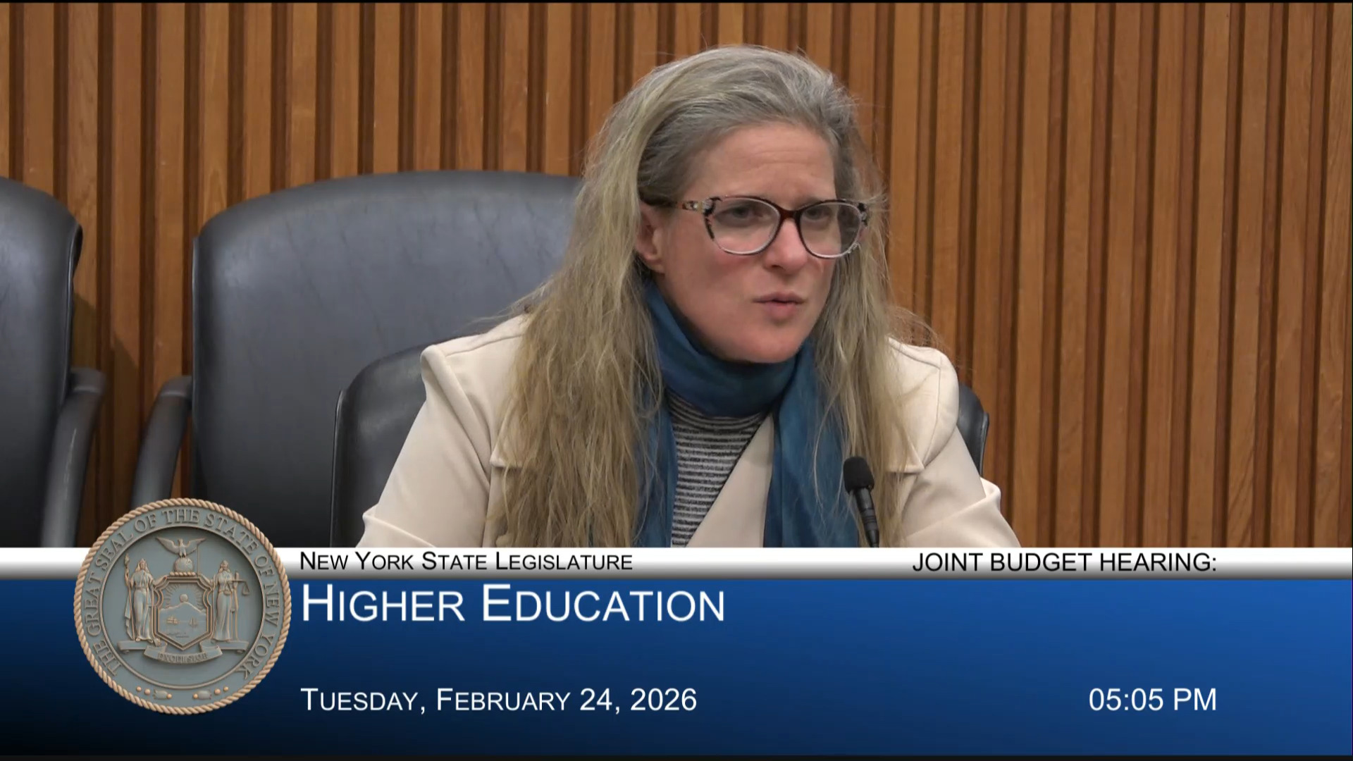 NYS Education Commissioner Testifies During Joint Budget Hearing on Higher Education