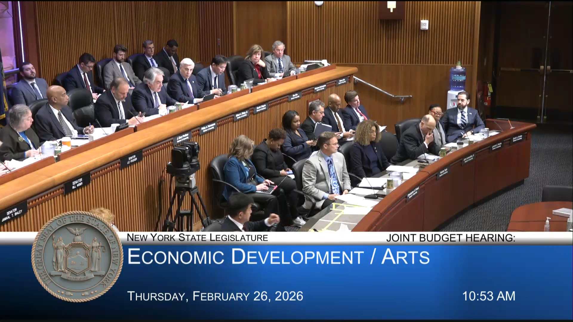 ESD President Testifies During Budget Hearing on Economic Development/Arts