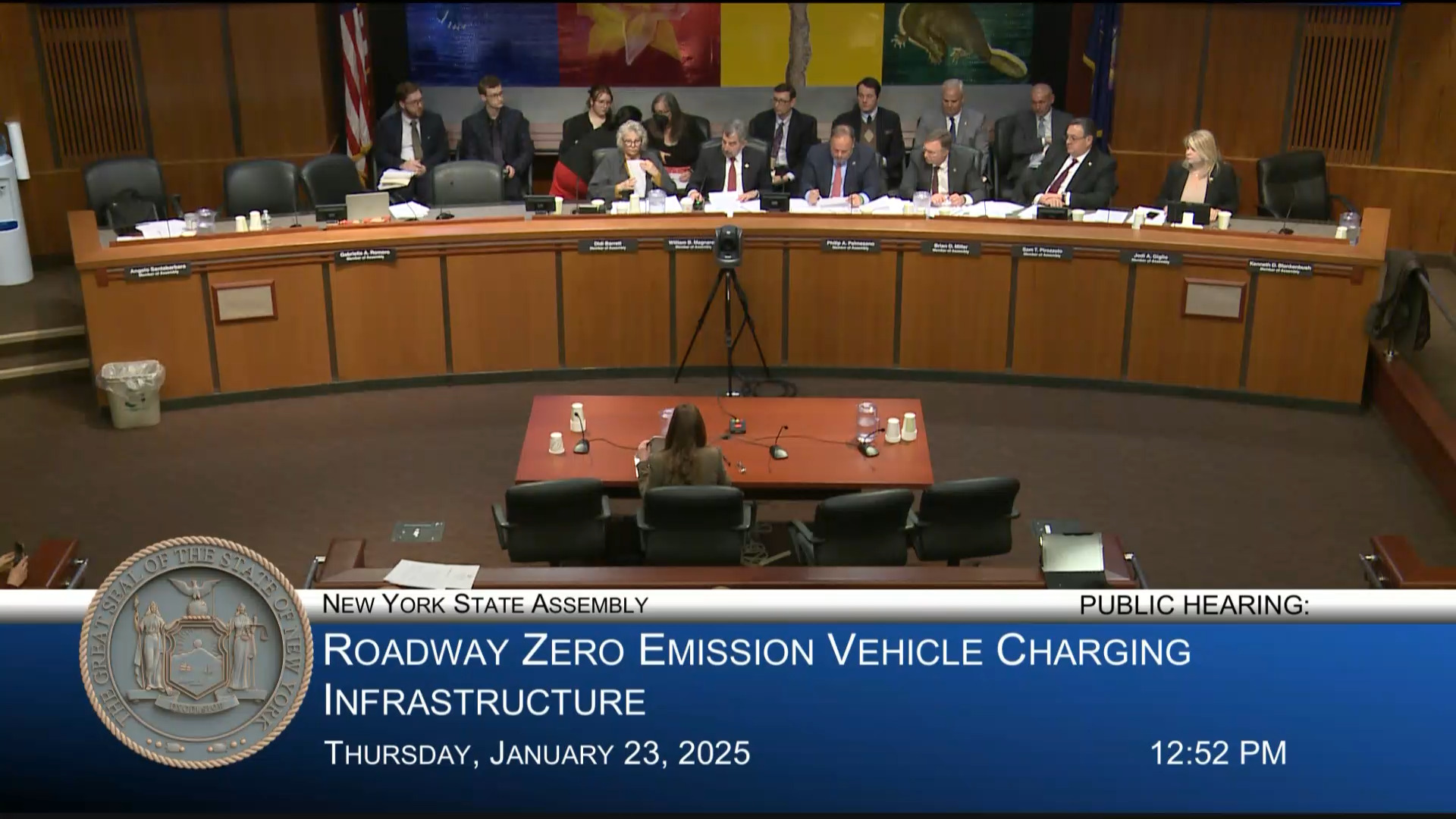 Trucking Association of New York President Testifies at Hearing on Availability of Charging Stations on NY Roadways