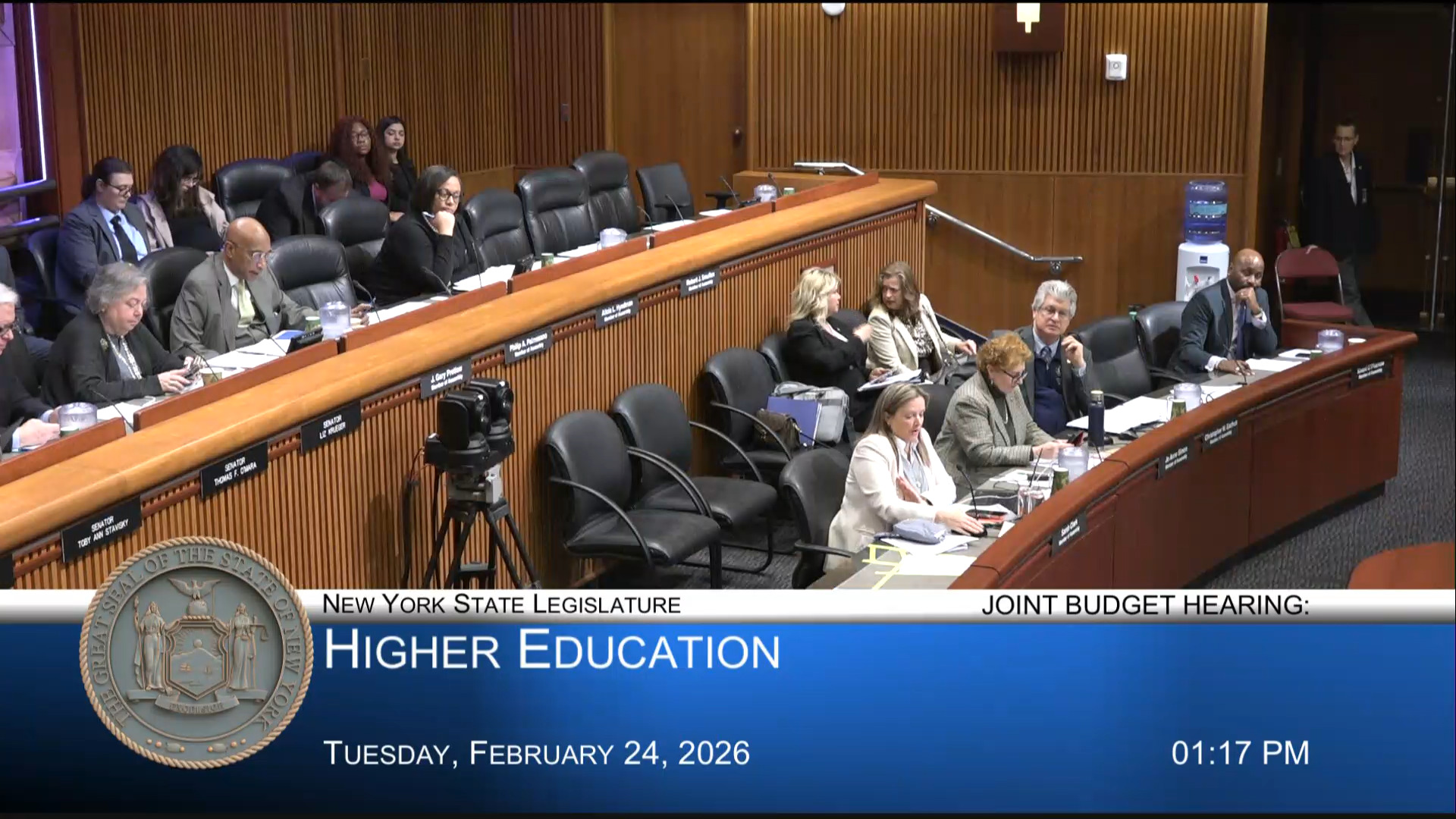 SUNY Chancellor Testifies During Joint Budget Hearing on Higher Education