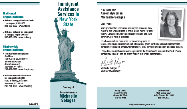Immigrant Assistance Services in New York State