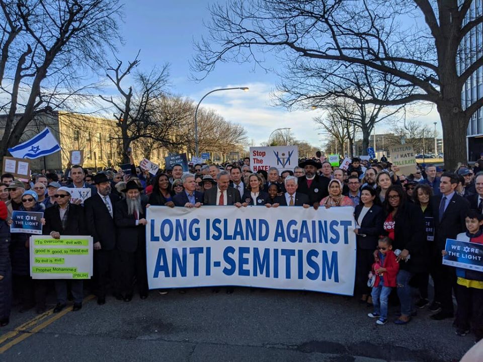 Assemblymember Lavine Joins “March Against Anti-Semitism”
